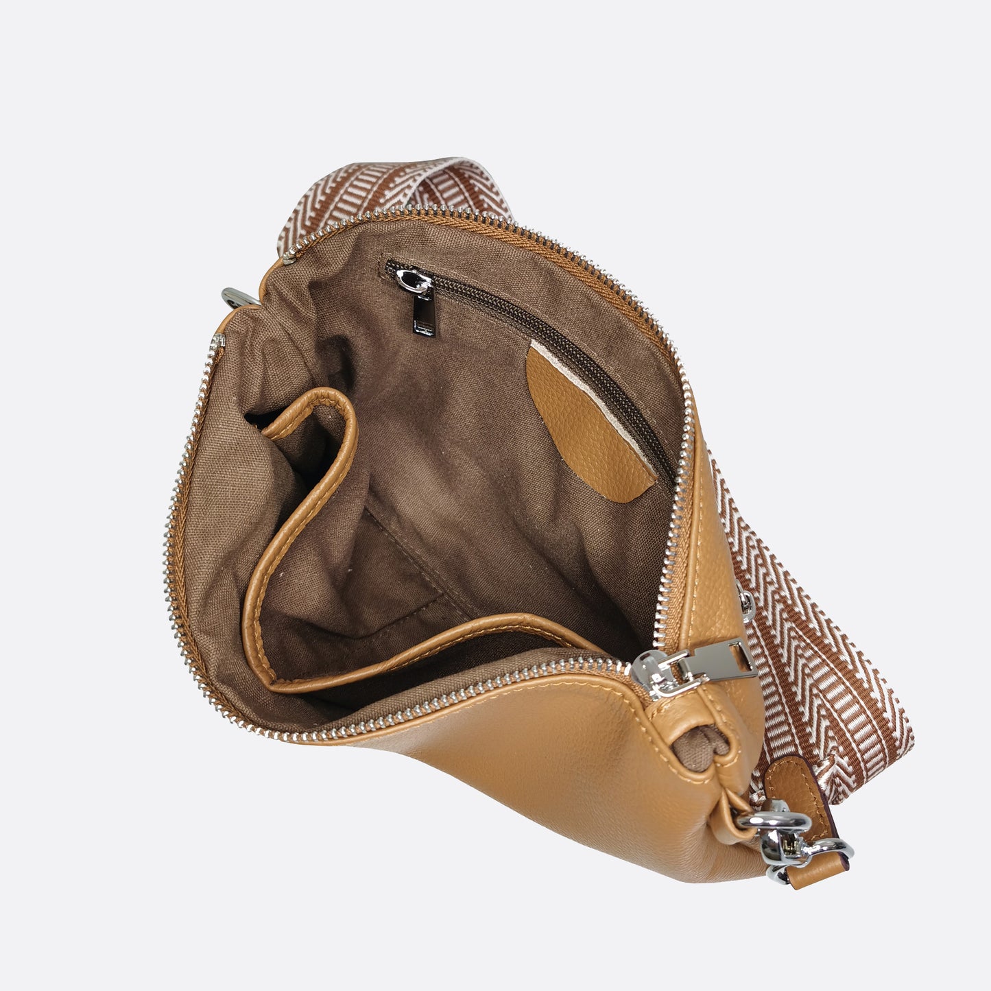 Women's genuine cowhide leather clutch handbag Almo V2 design