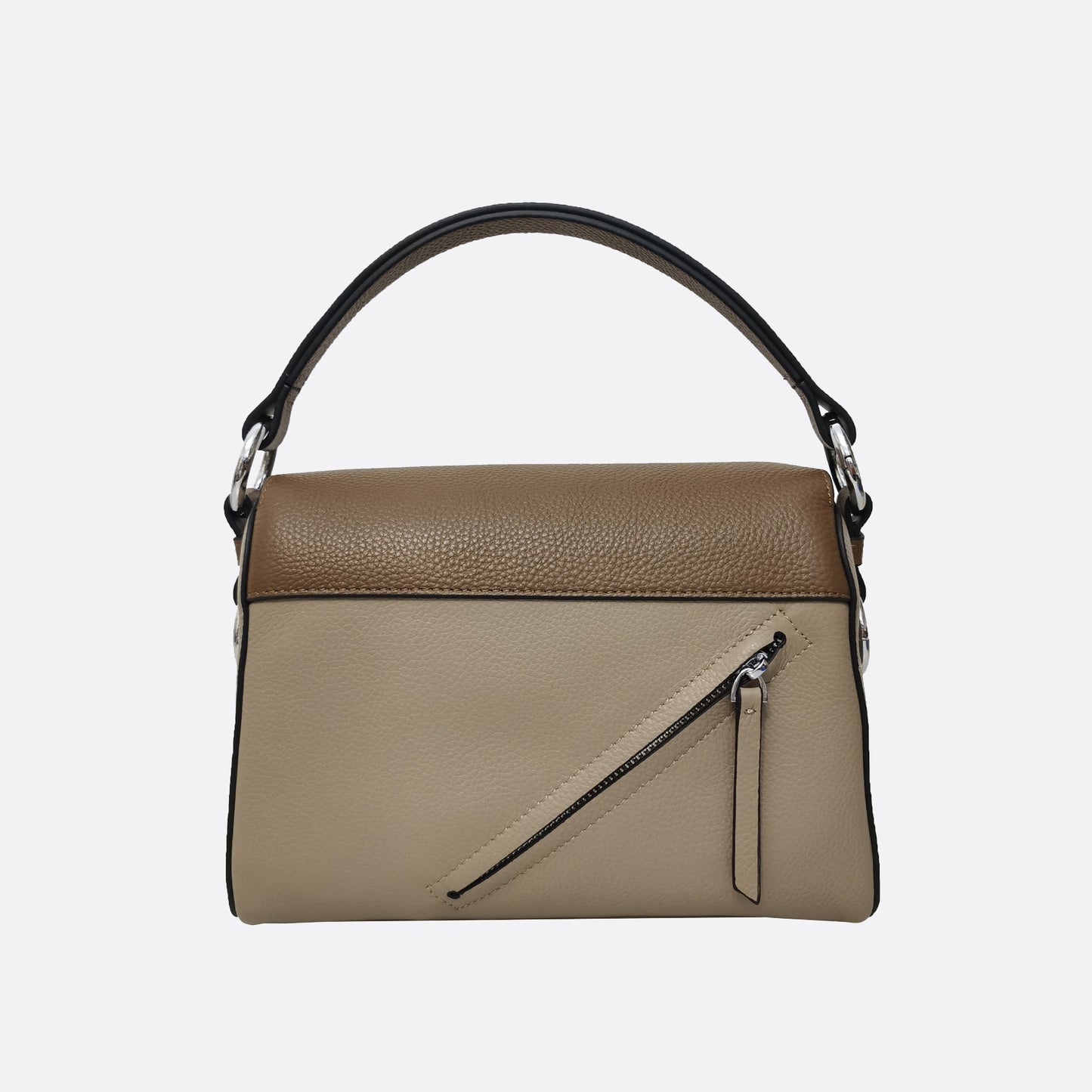 Women's genuine cowhide leather handbag Trika design