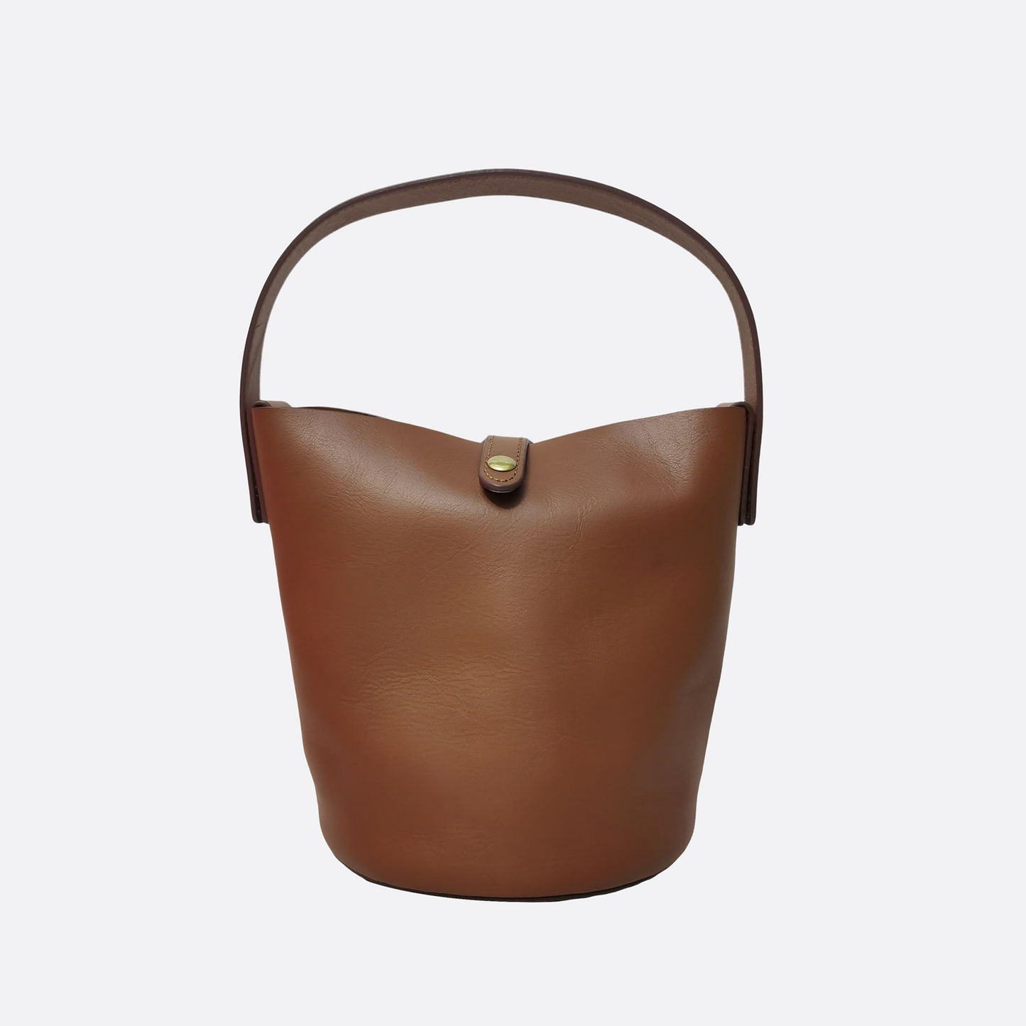 Women's genuine cowhide leather bucket bag V3