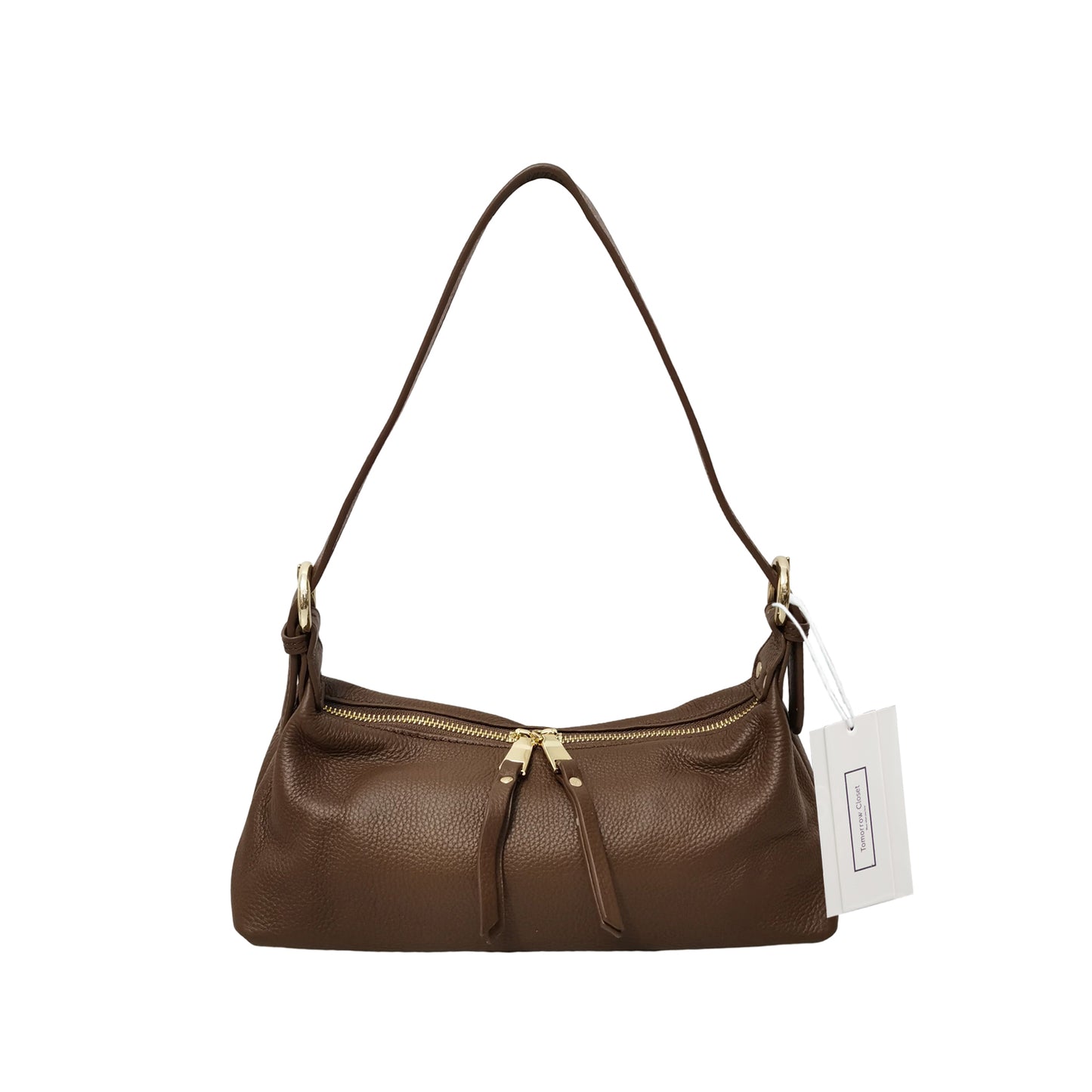 Women's genuine cowhide leather handbag Ingot design by Tomorrow Closet