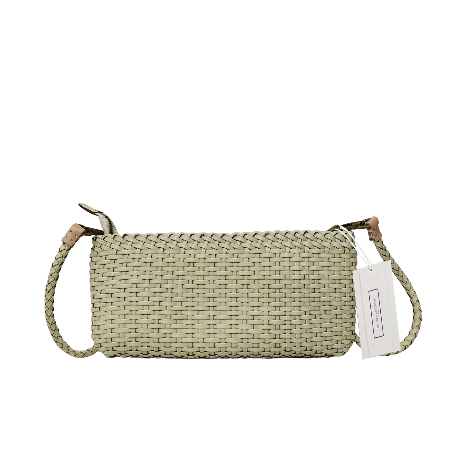 Women's genuine handwoven cowhide leather handbag Vivien design