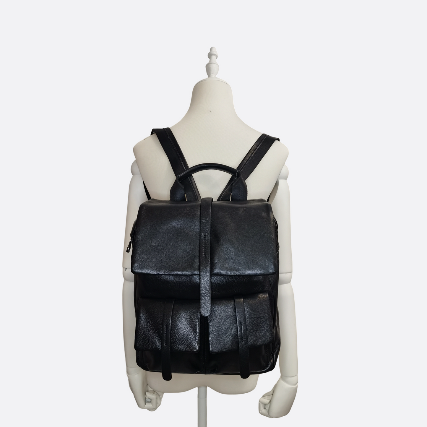Women's cowhide leather backpack Flap V2 design