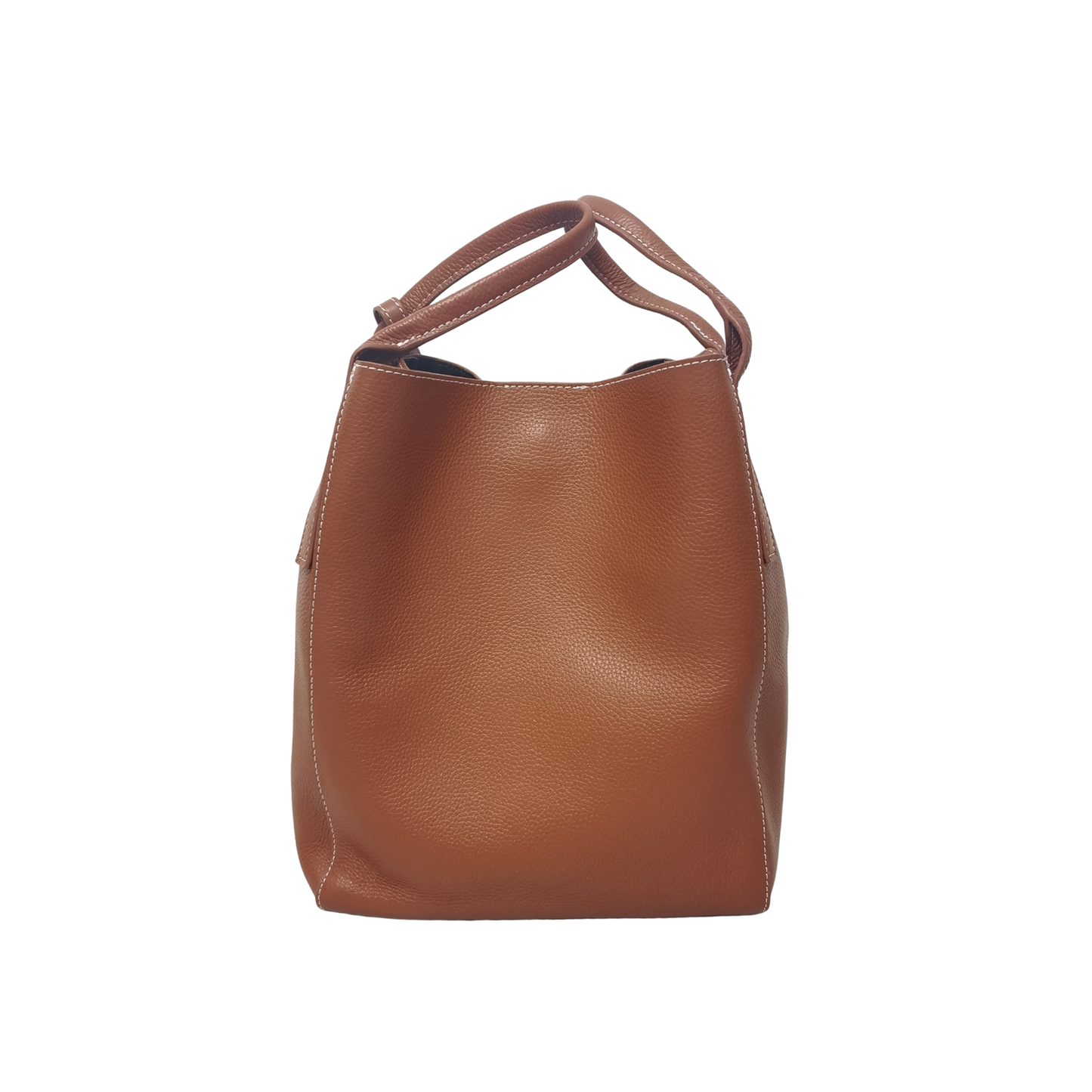 Women's genuine cowhide leather handbag Basket Lock V4 design
