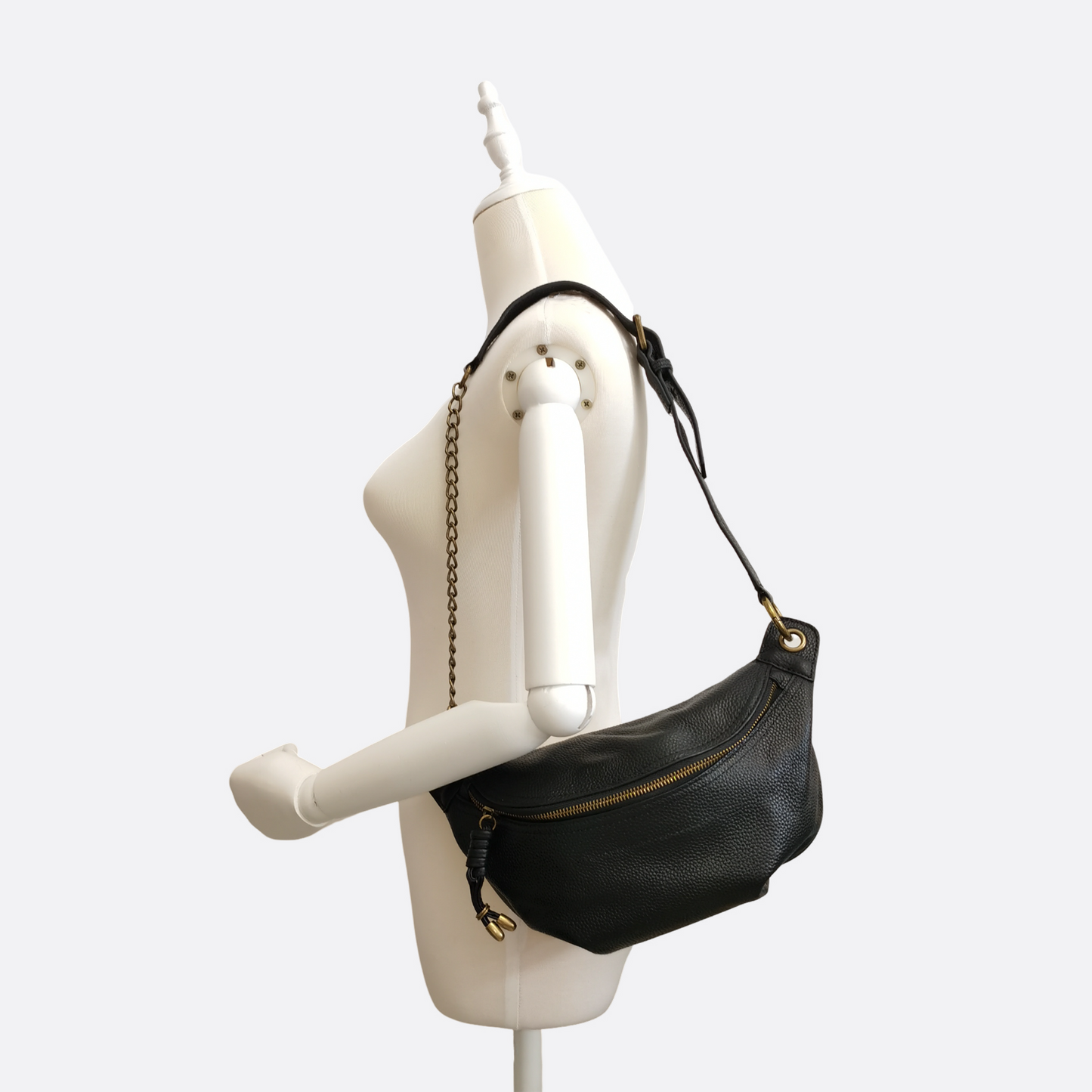 Women's cowhide leather handbag Vesny V2 design waist bag