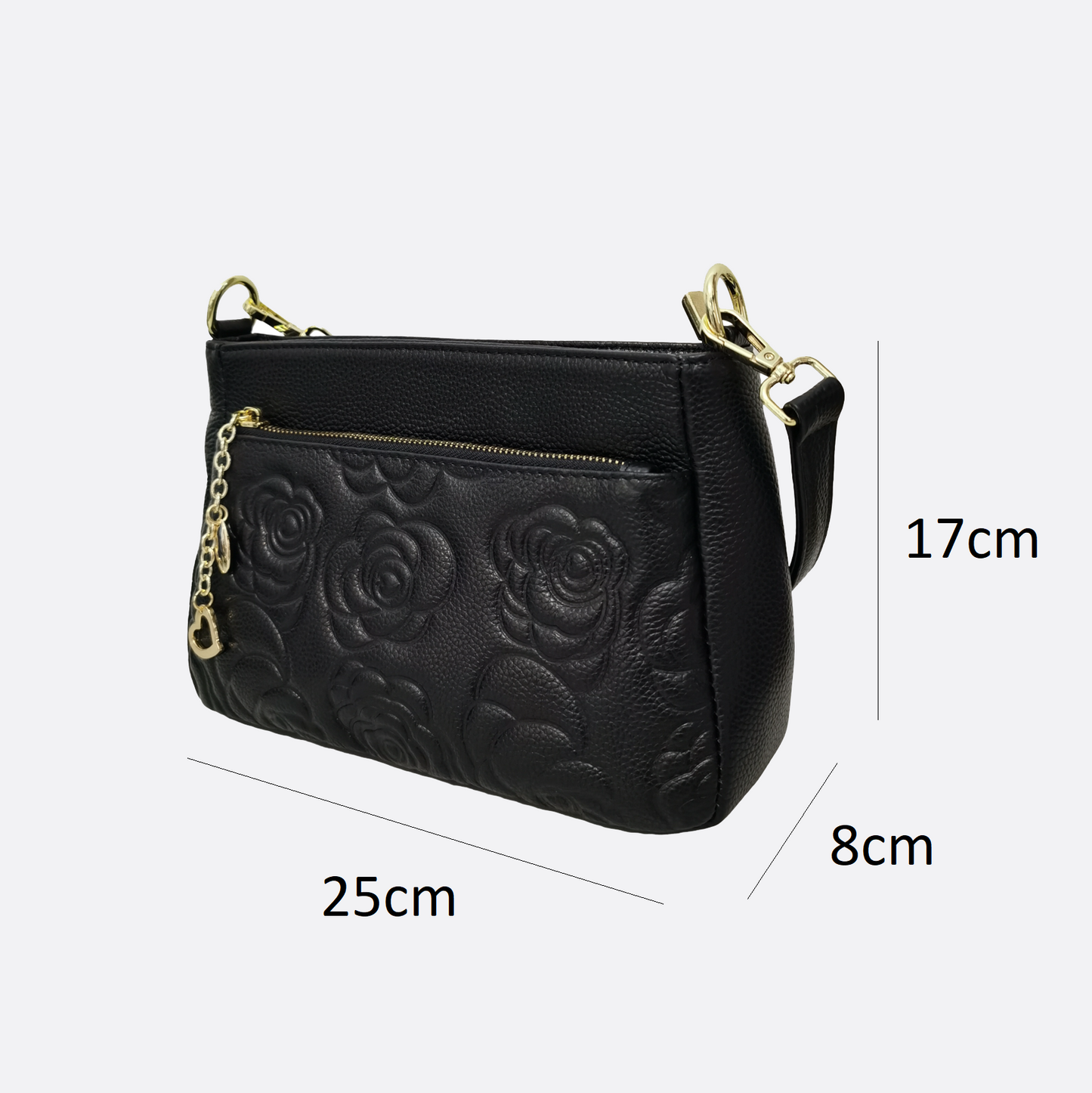 Women's genuine cowhide leather handbag Sternite Floral V2 design