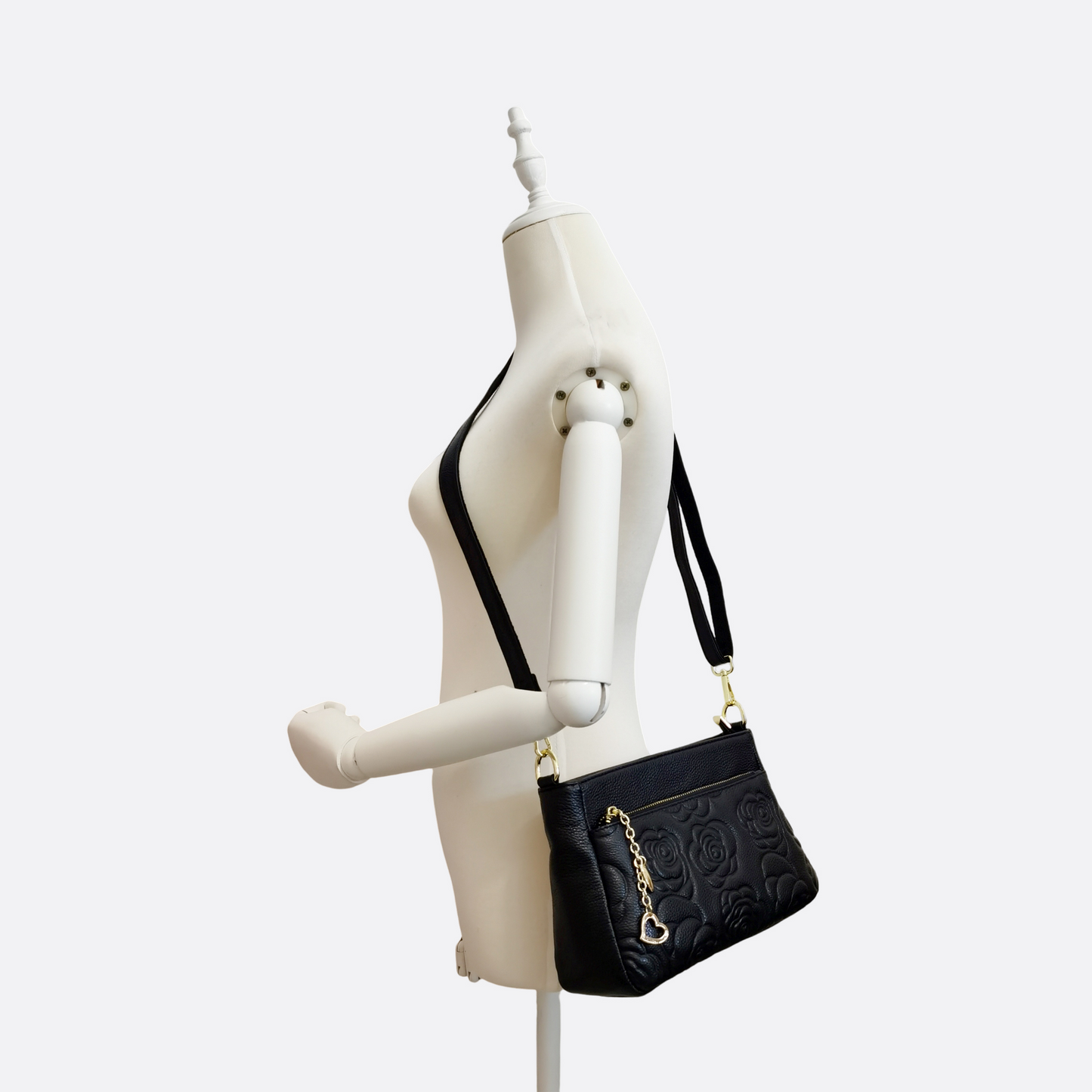 Women's genuine cowhide leather handbag Sternite Floral V2 design