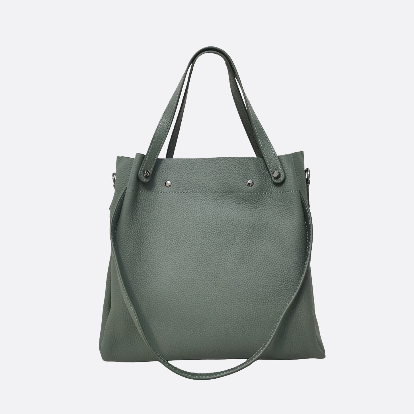 Women's genuine cowhide leather handbag Barbara design