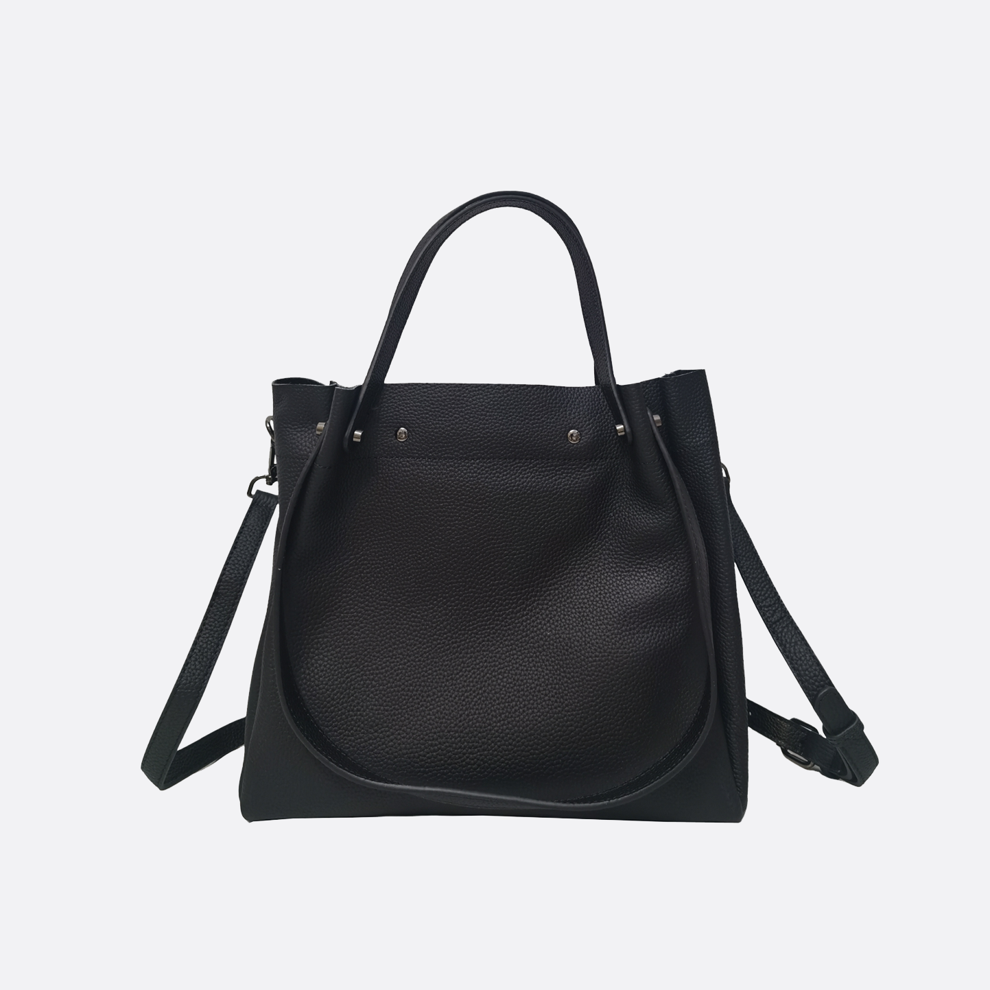 Women's genuine cowhide leather handbag Barbara design