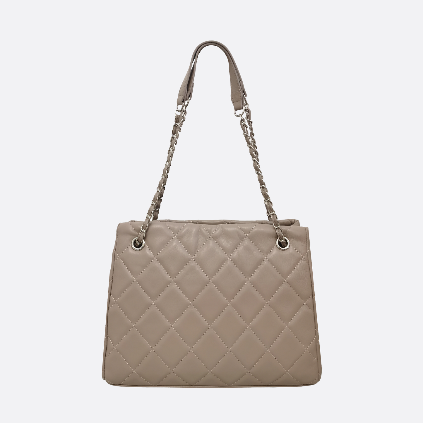 Women's lambskin leather crossbody tote bag Vyar design
