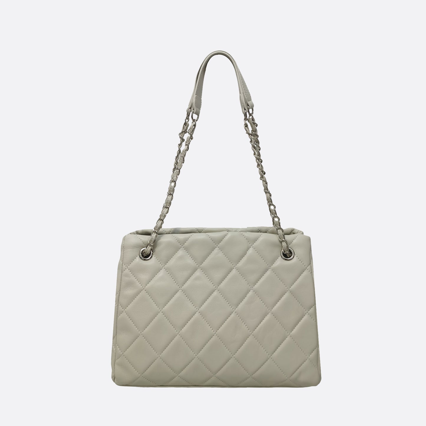 Women's lambskin leather crossbody tote bag Vyar design