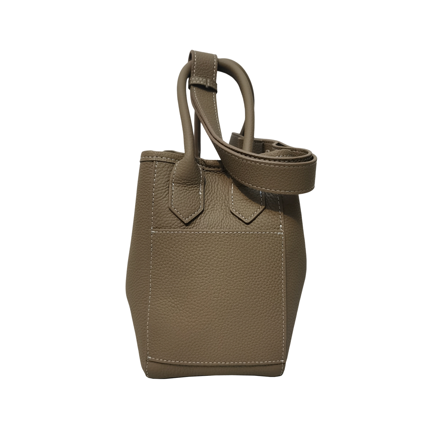 Women's genuine cowhide leather handbag Two handle design