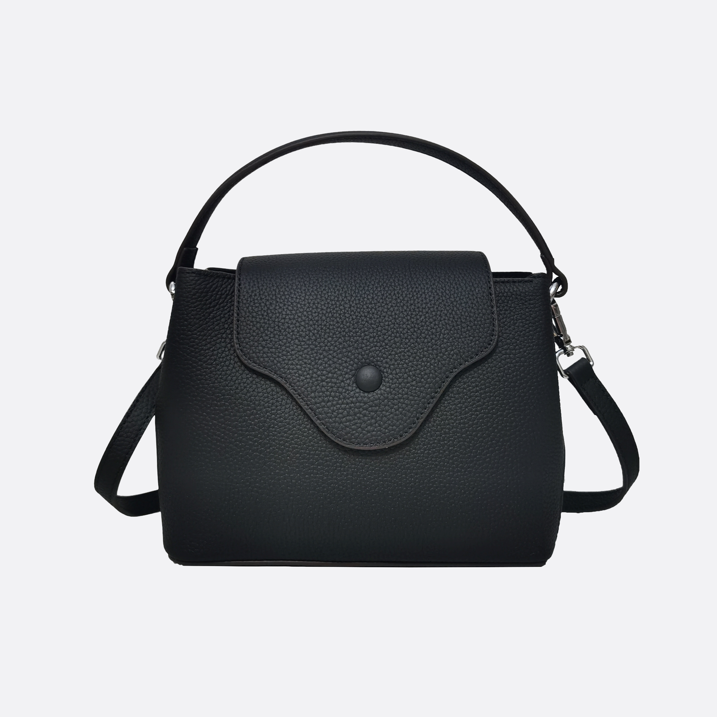 Women's genuine cowhide leather handbag Lorena design