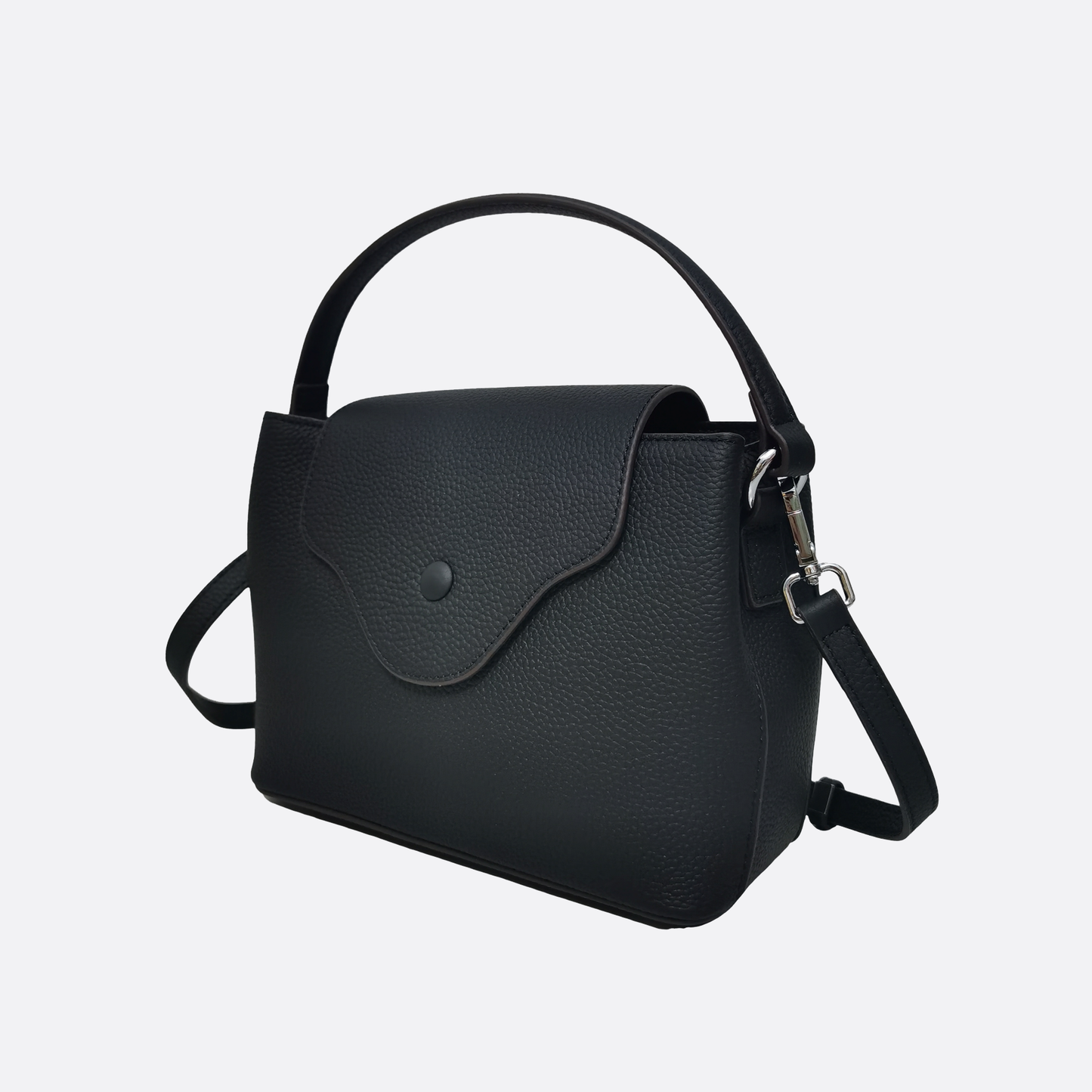 Women's genuine cowhide leather handbag Lorena design