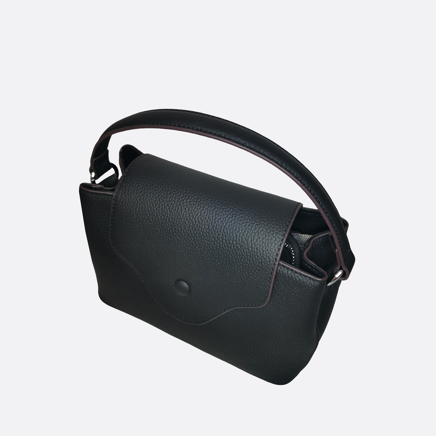 Women's genuine cowhide leather handbag Lorena design