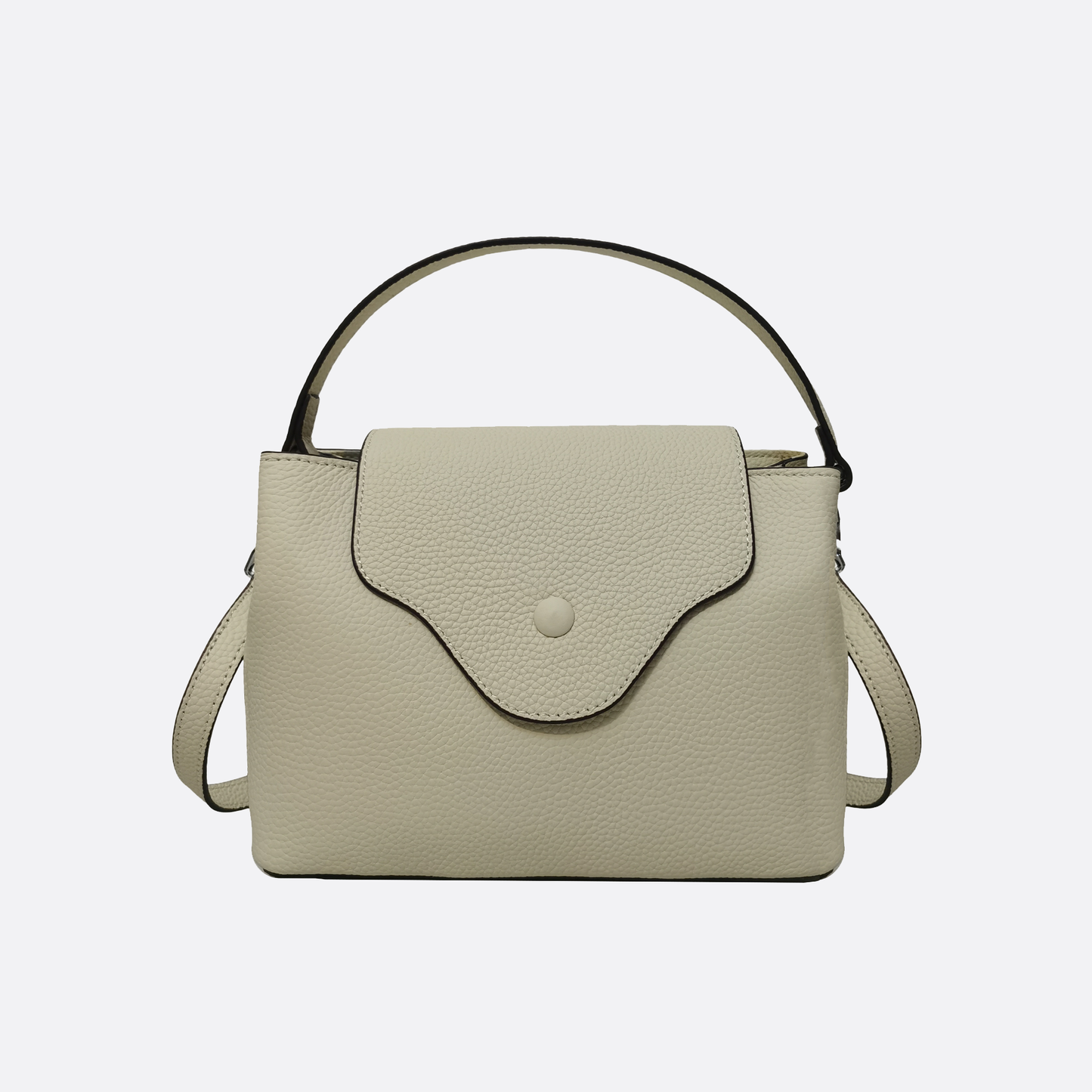 Women's genuine cowhide leather handbag Lorena design