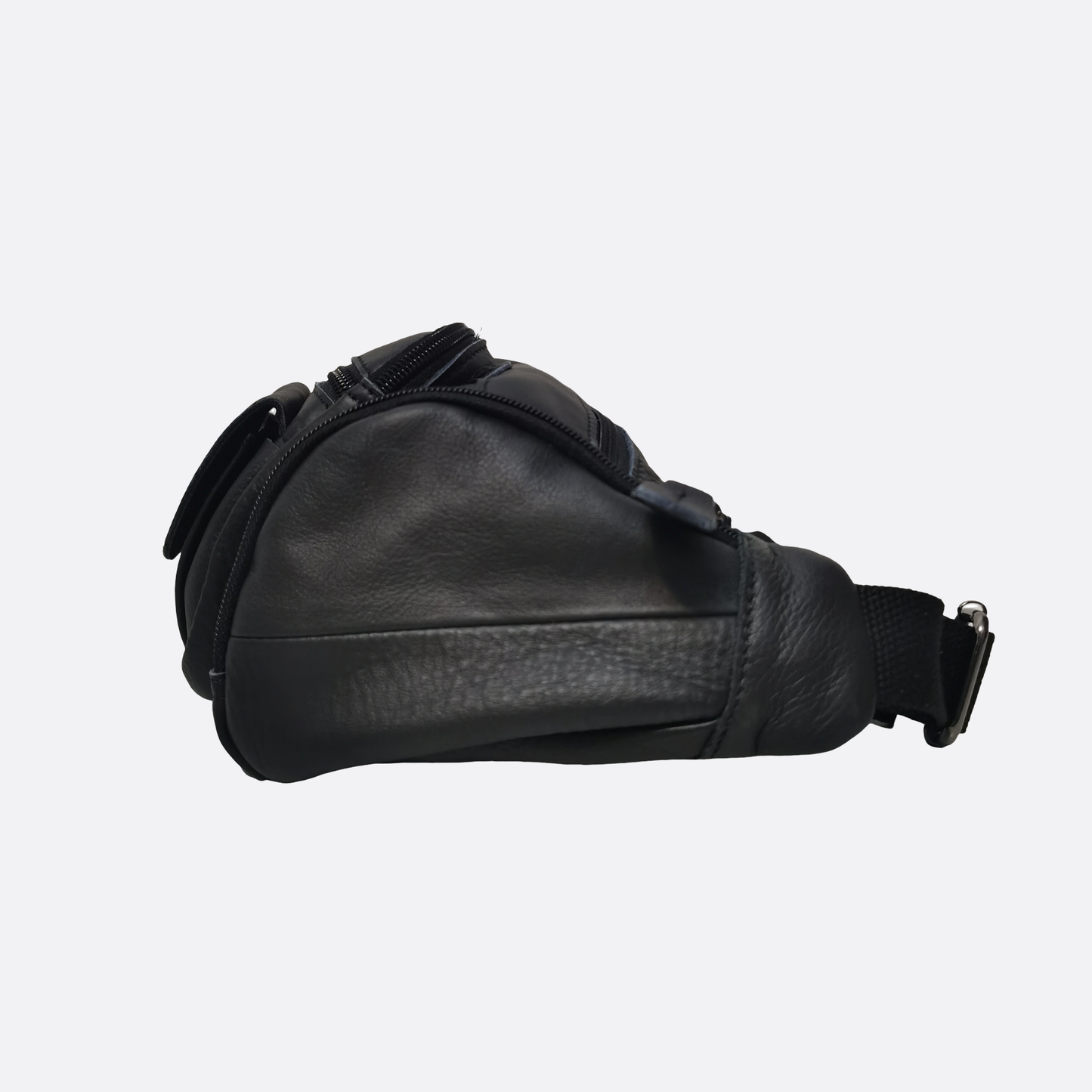 Unisex cowhide leather handbag Vesny pouch design waist bag