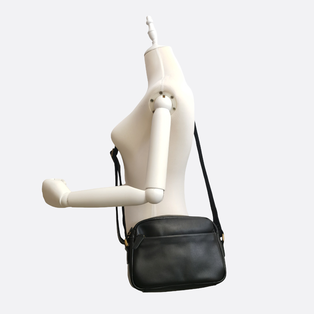 Unisex genuine cowhide leather sling bag Murca V2 design