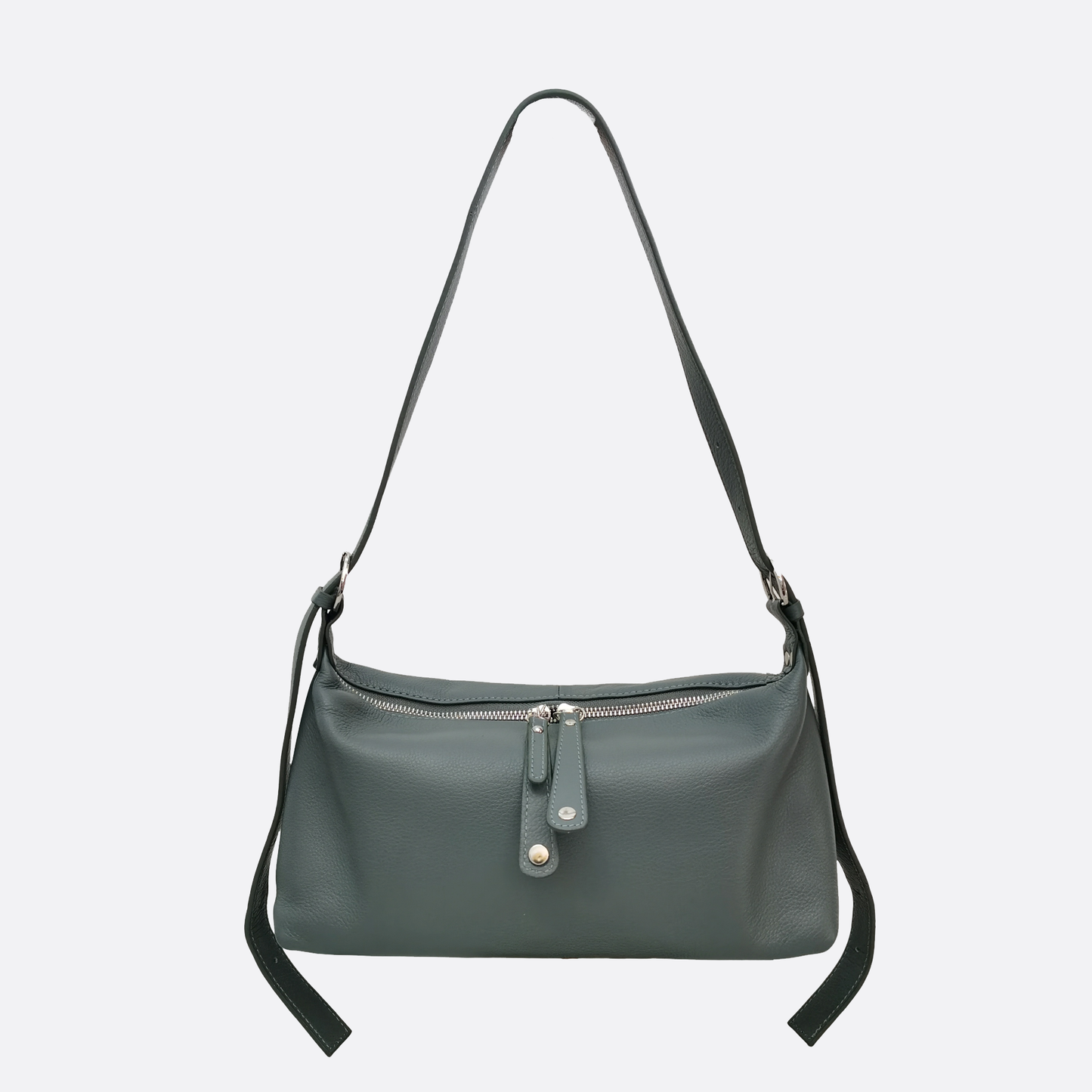 Women's genuine cowhide leather handbag Ingot design