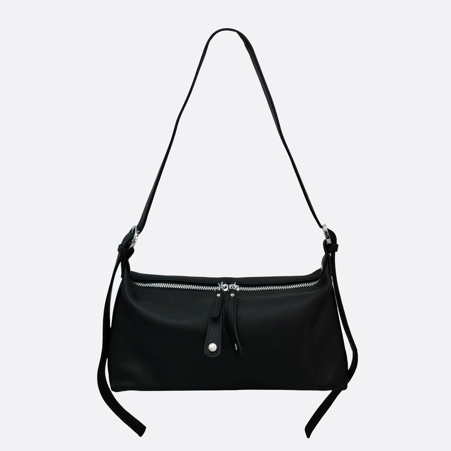 Women's genuine cowhide leather handbag Ingot design