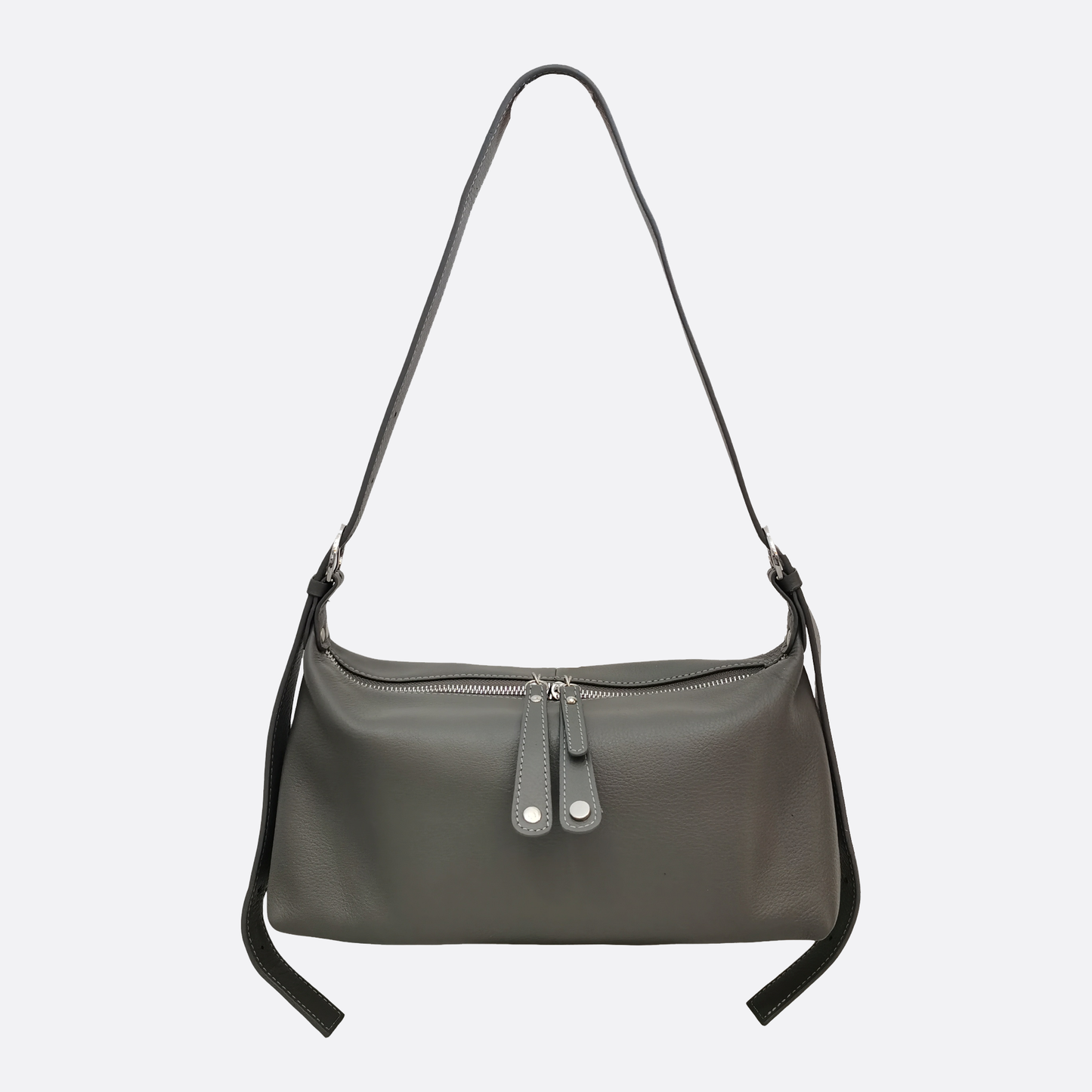 Women's genuine cowhide leather handbag Ingot design