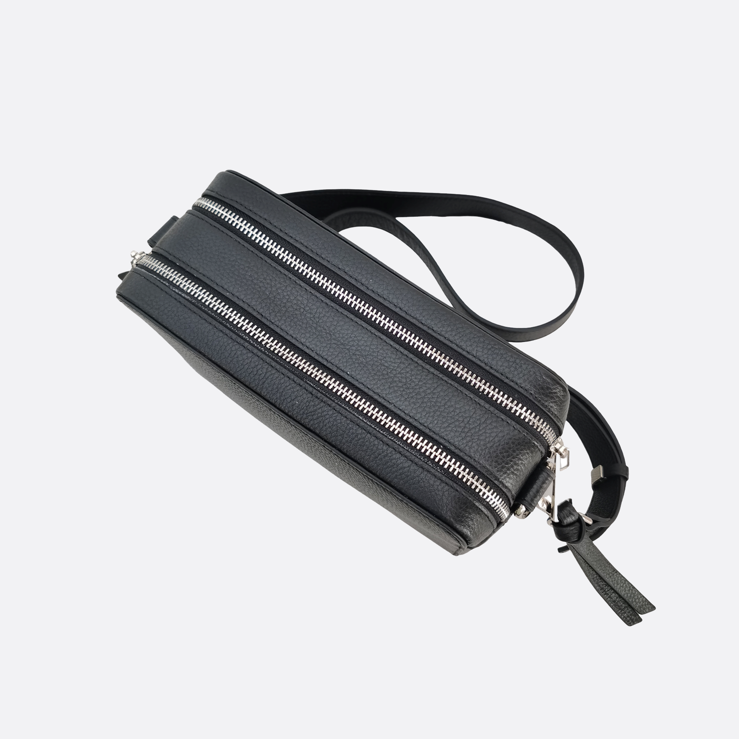 Women's genuine cowhide leather handbag Murca design with pouch
