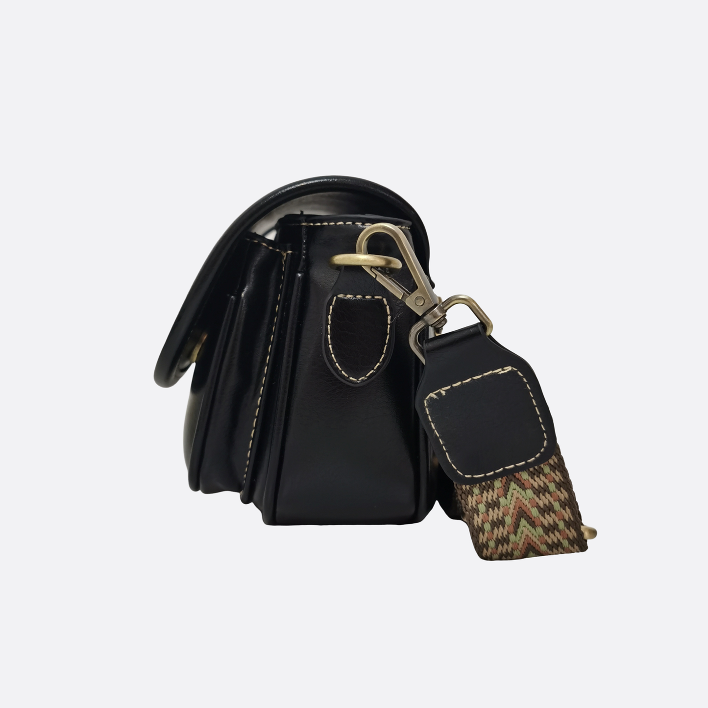 Women's genuine cowhide leather handbag Mini Messenger V2 sling bag