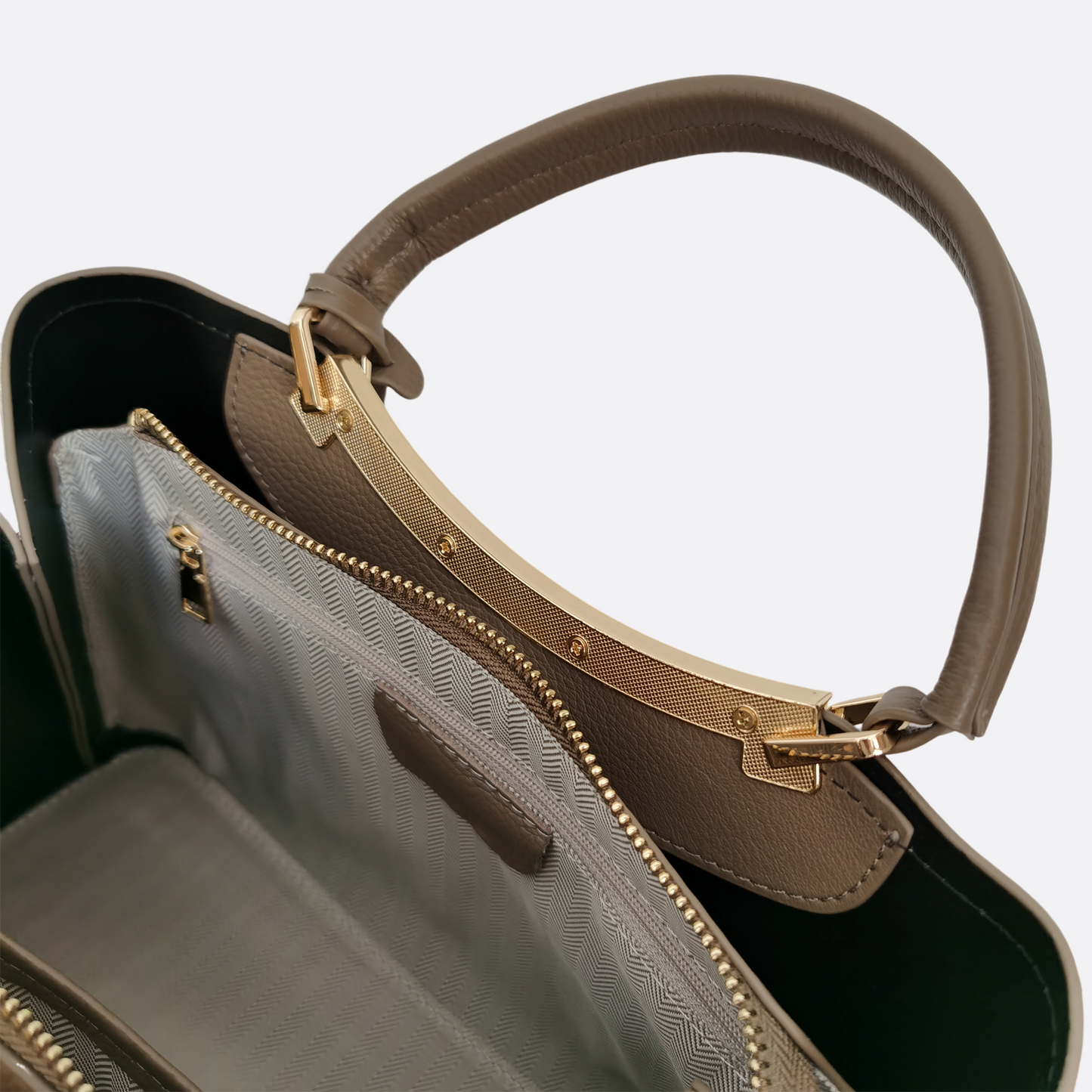 Women's genuine cowhide leather handbag Kunis design