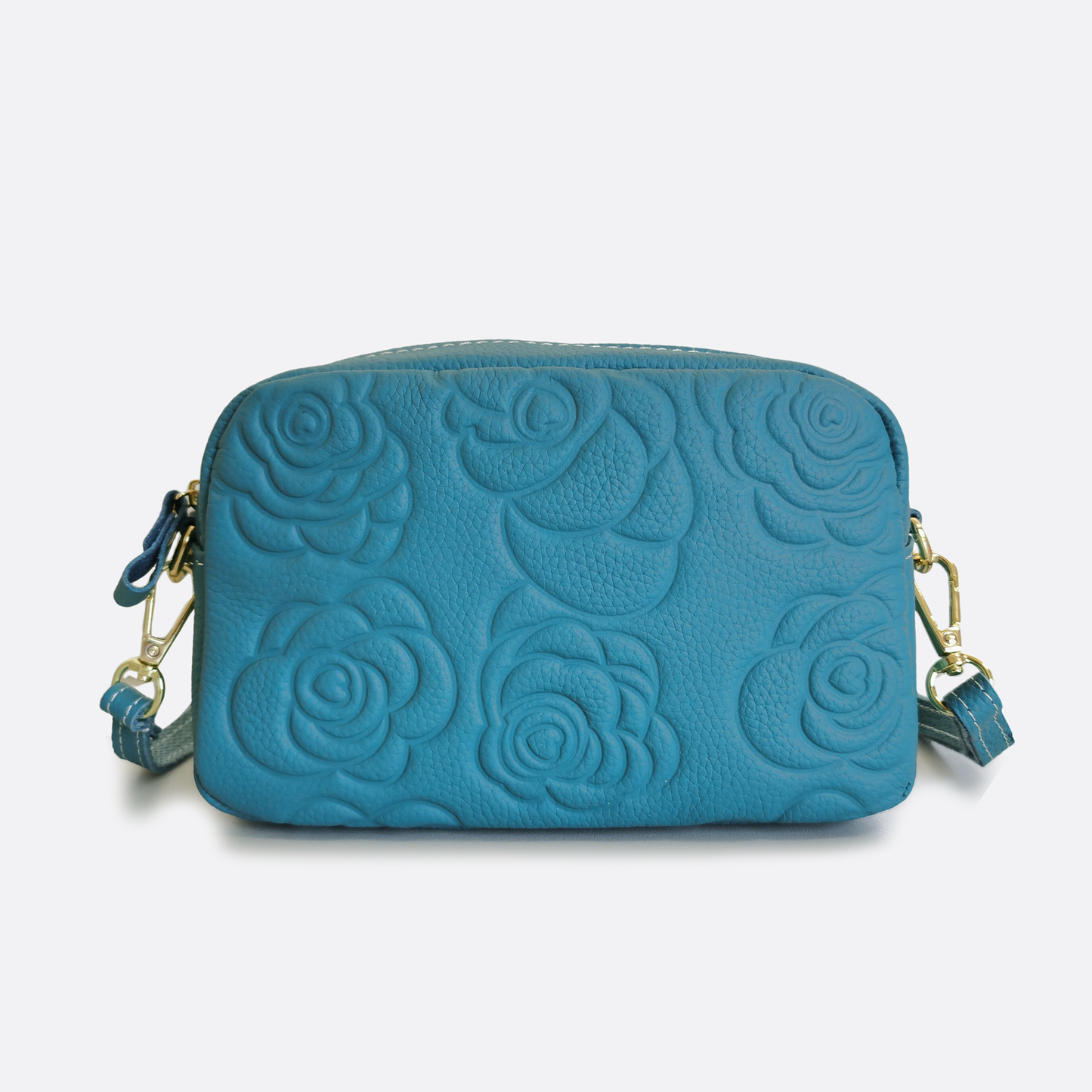 Women's genuine cowhide leather handbag Floral Mini Murca design