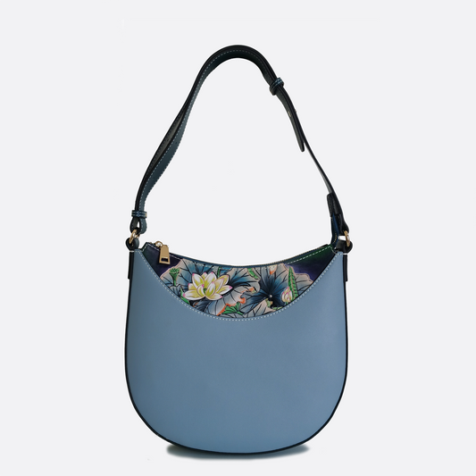 Women's genuine cowhide leather engraved handbag Edgar V3 design