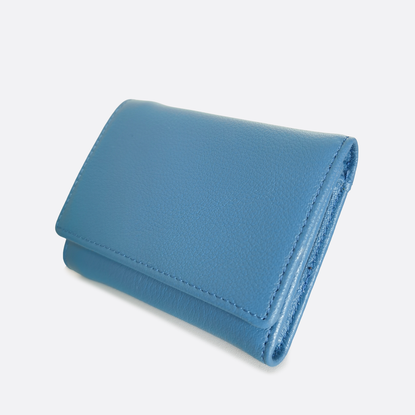 Unisex genuine cowhide leather short wallet Derie V2 design