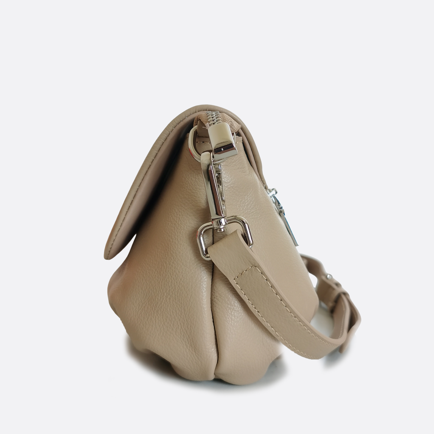 Women's genuine cowhide leather messenger satchel bag handbag Boite V2 design