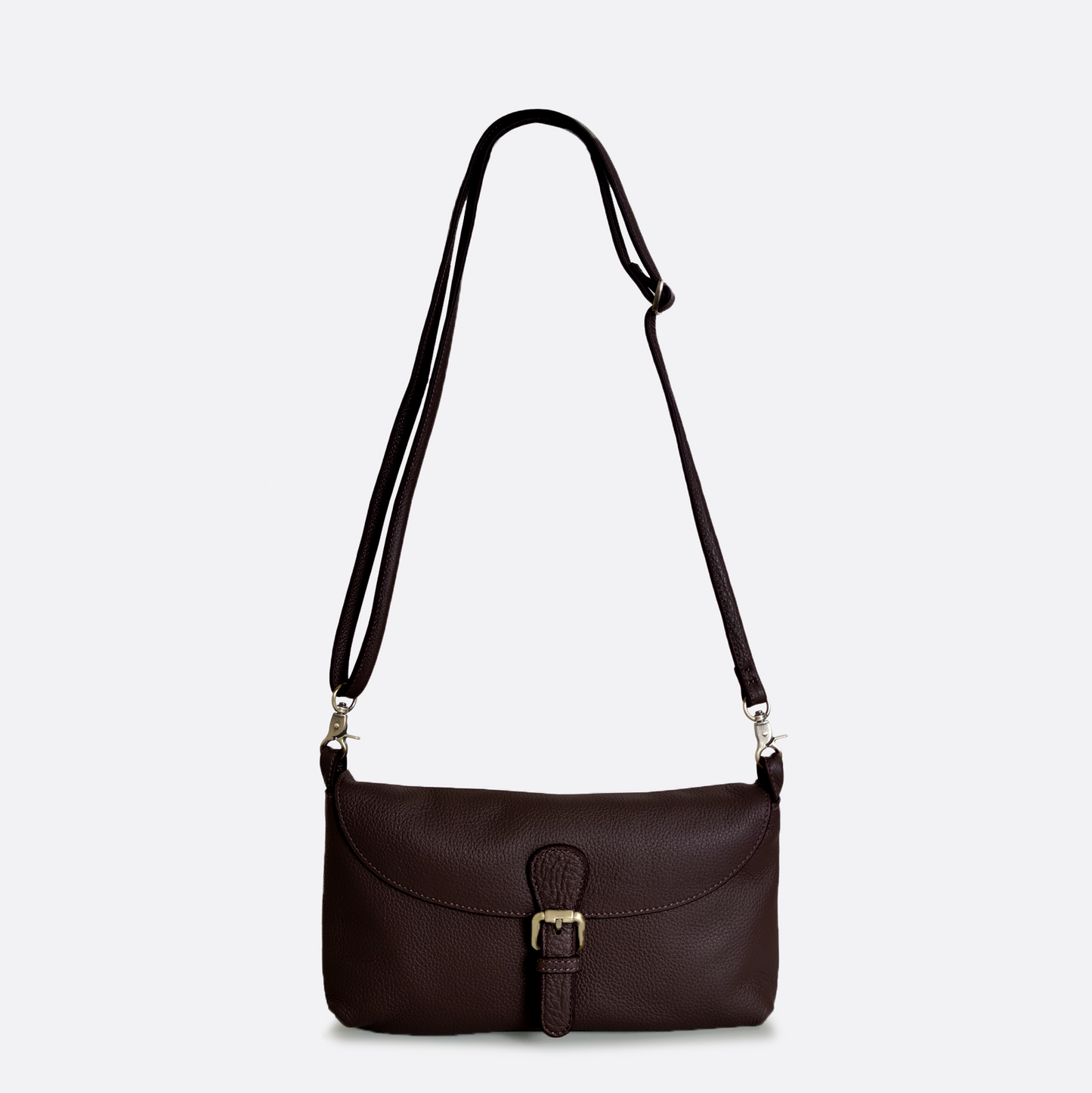 Women's genuine cowhide leather messenger satchel bag handbag Boite V3 design