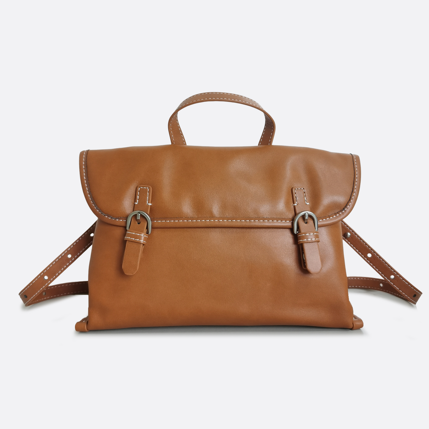 Women's genuine cowhide leather handbag/backpack Torba V4 design