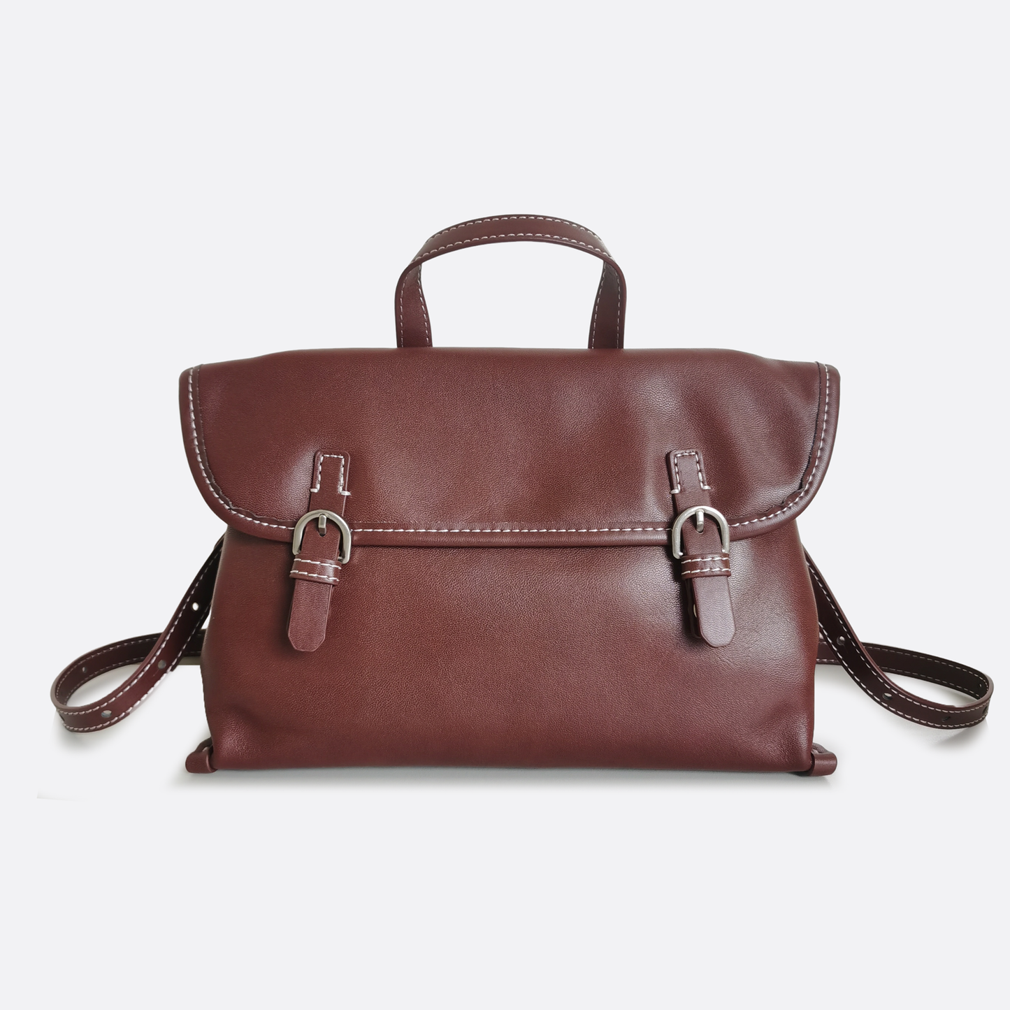 Women's genuine cowhide leather handbag/backpack Torba V4 design
