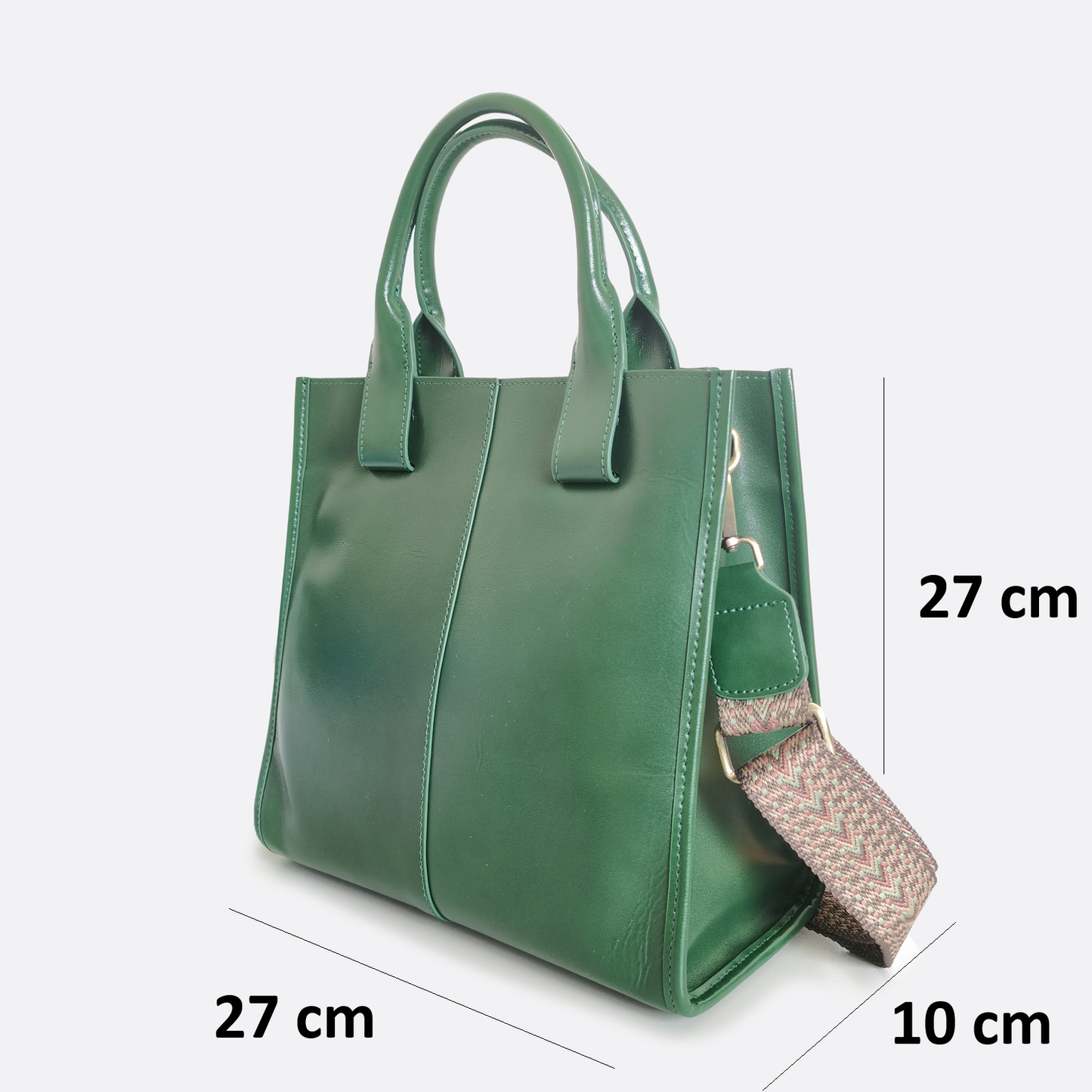 Women's genuine cowhide leather handbag Potter design