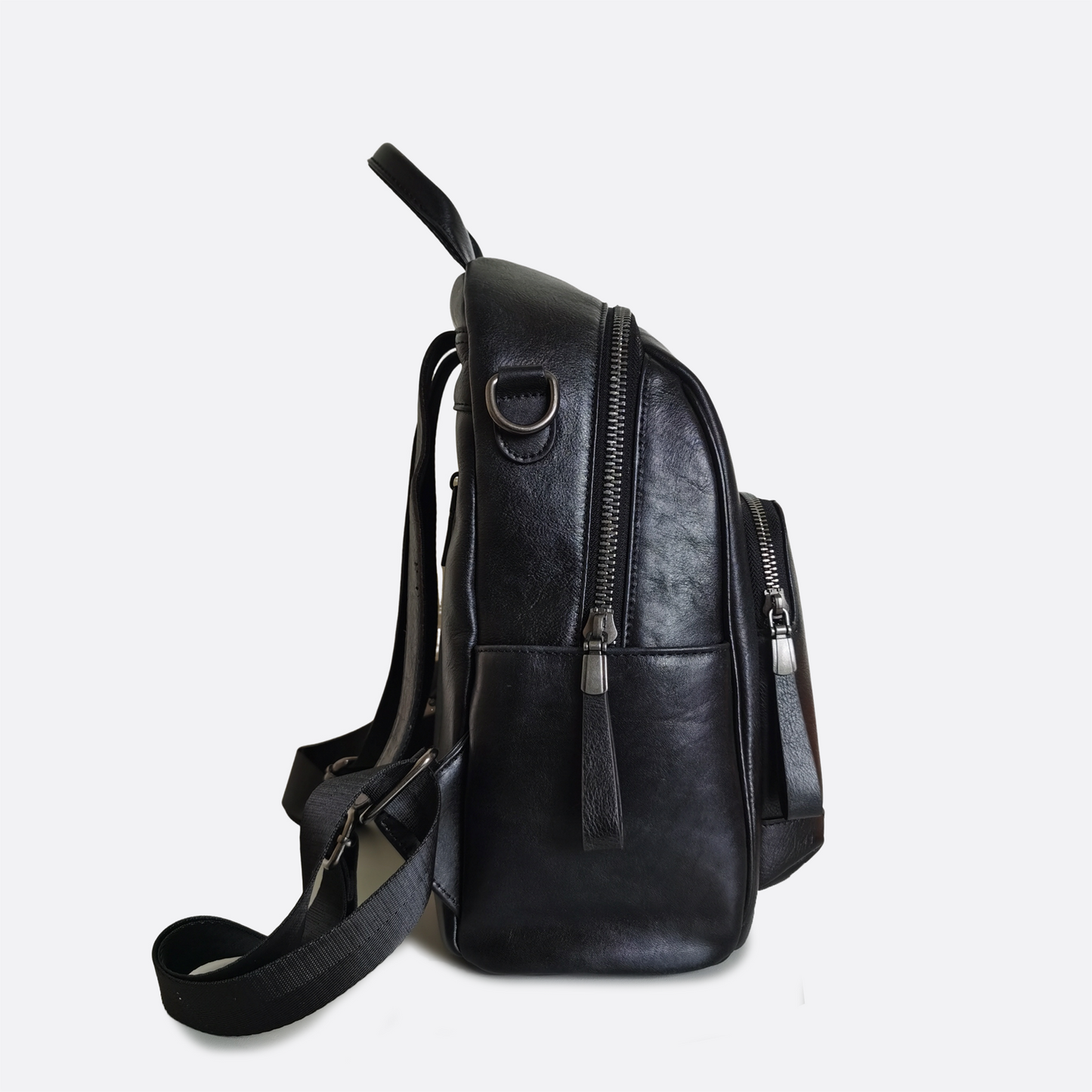 Women's genuine cowhide leather sling bag/backpack Squirrel design