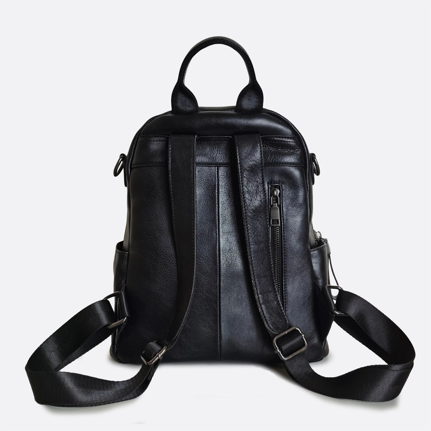 Women's genuine cowhide leather sling bag/backpack Squirrel design
