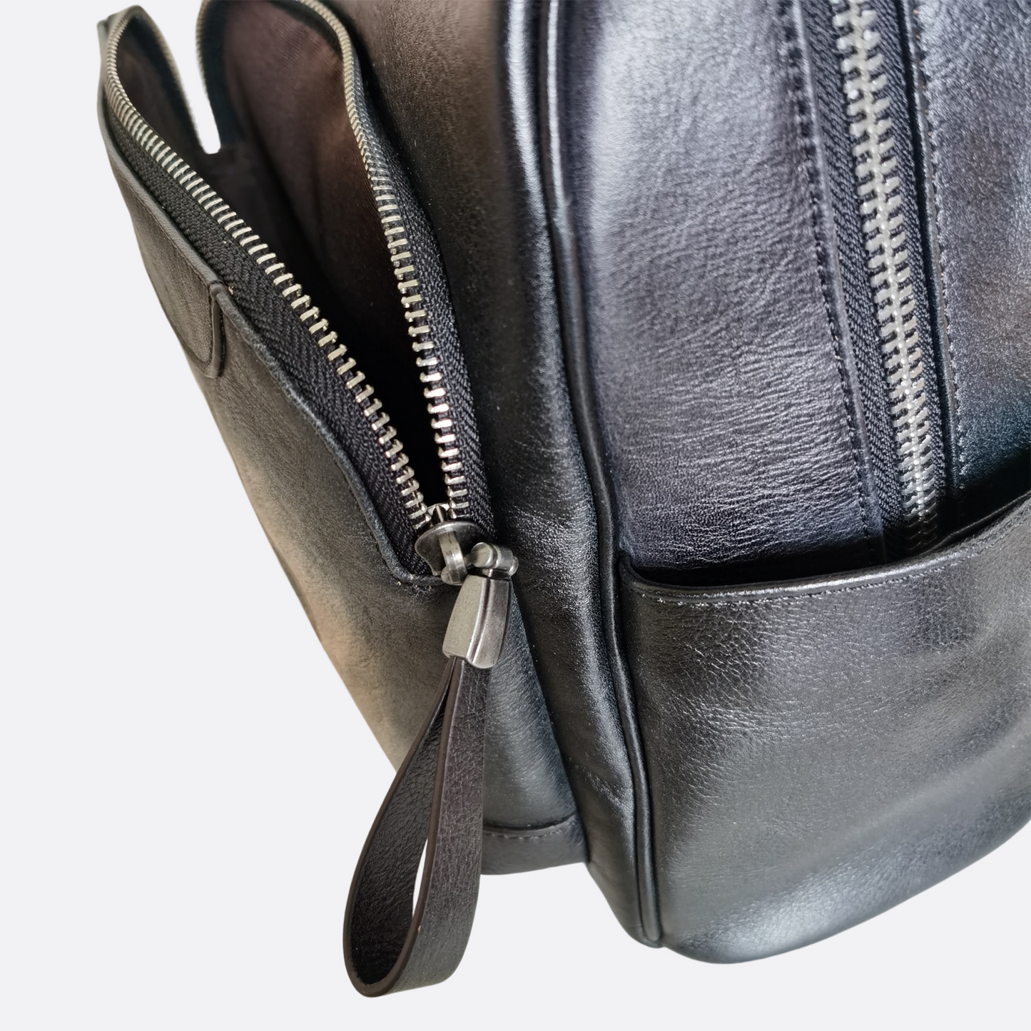 Women's genuine cowhide leather sling bag/backpack Squirrel design