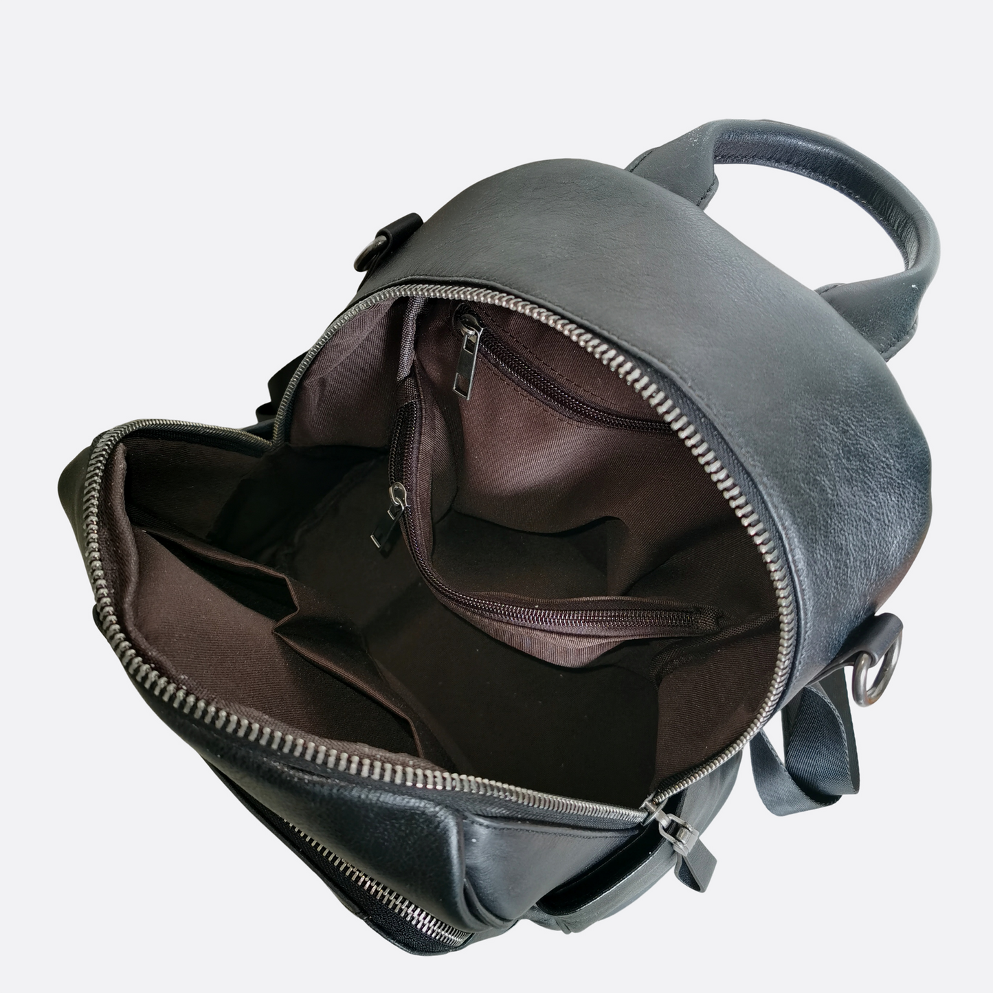 Women's genuine cowhide leather sling bag/backpack Squirrel design