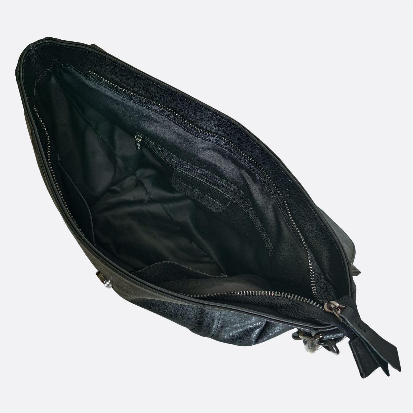 Women's genuine cowhide leather handbag Chain design Messenger sling bag