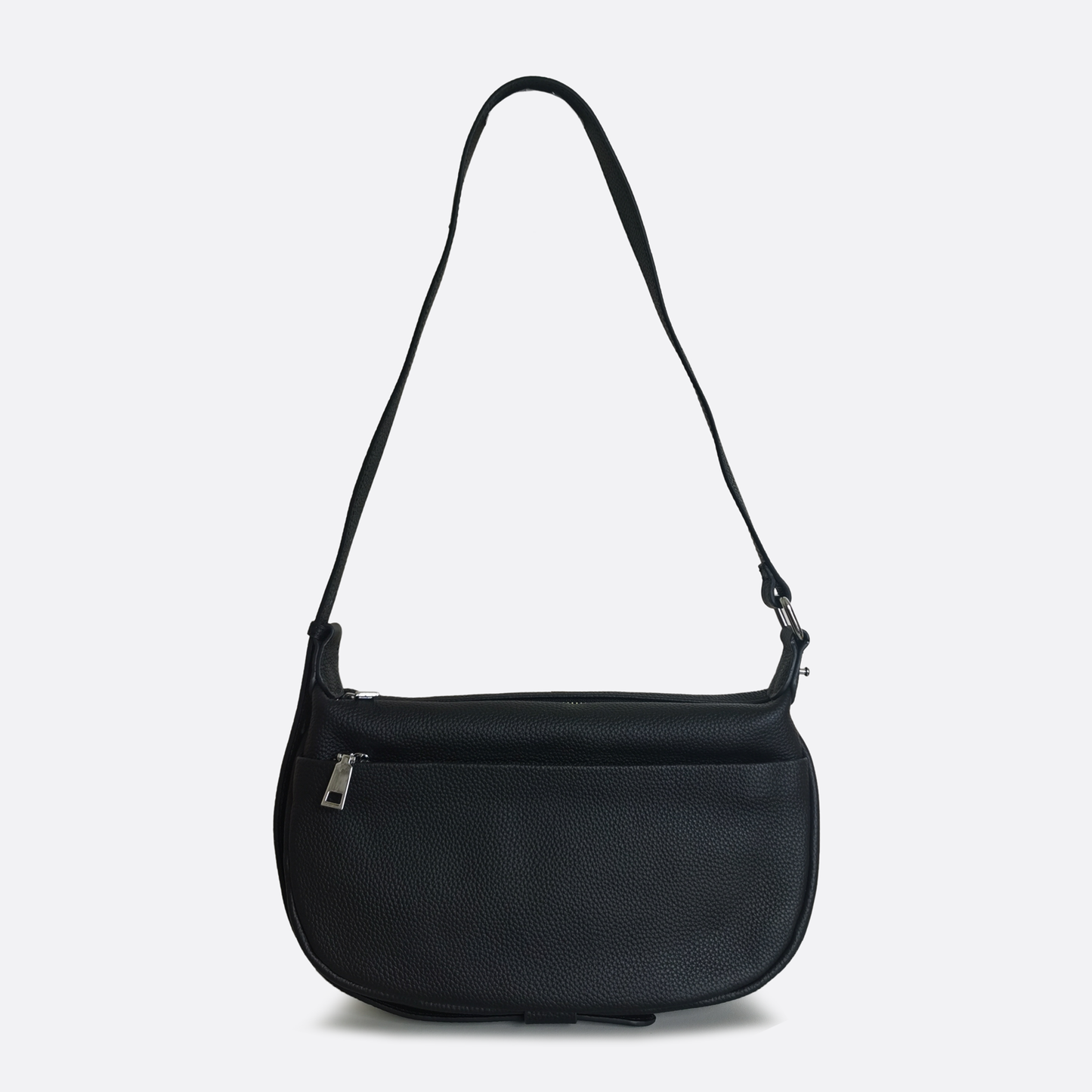 Women's genuine cowhide leather saddle handbag Edgar design