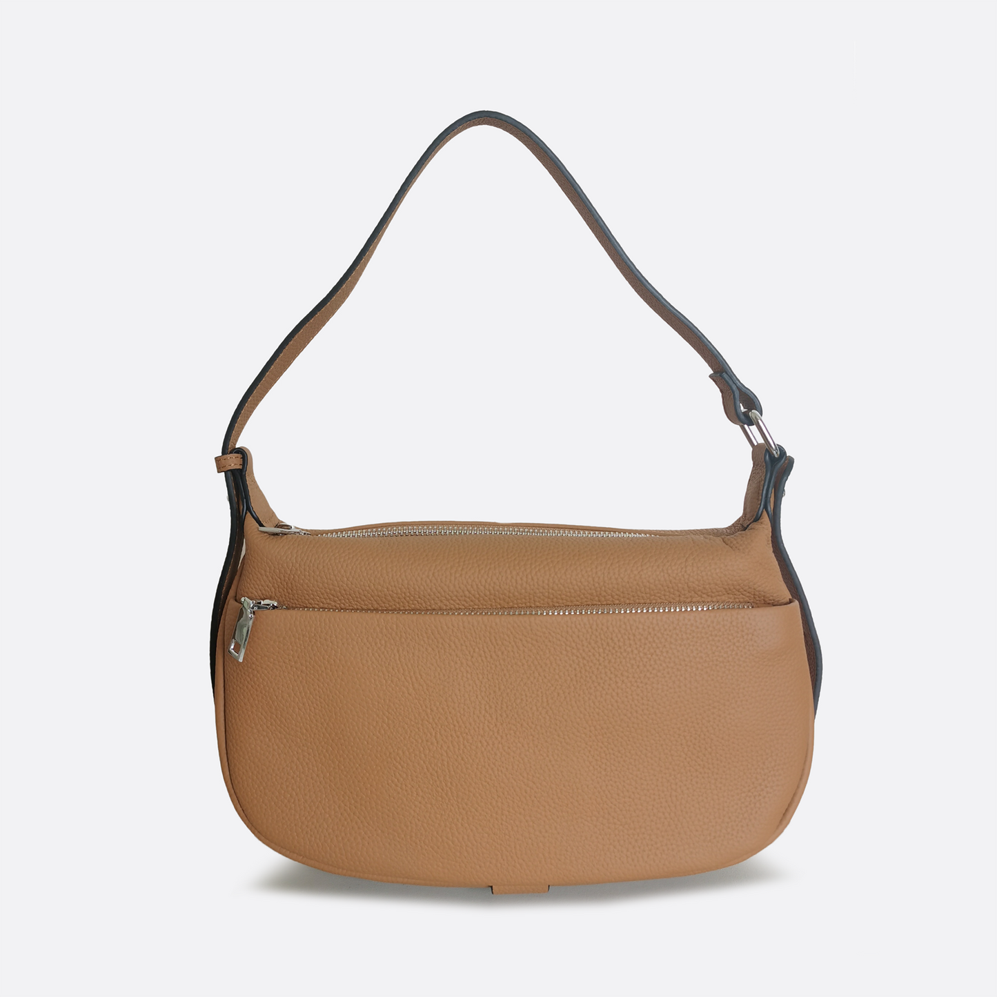 Women's genuine cowhide leather saddle handbag Edgar design