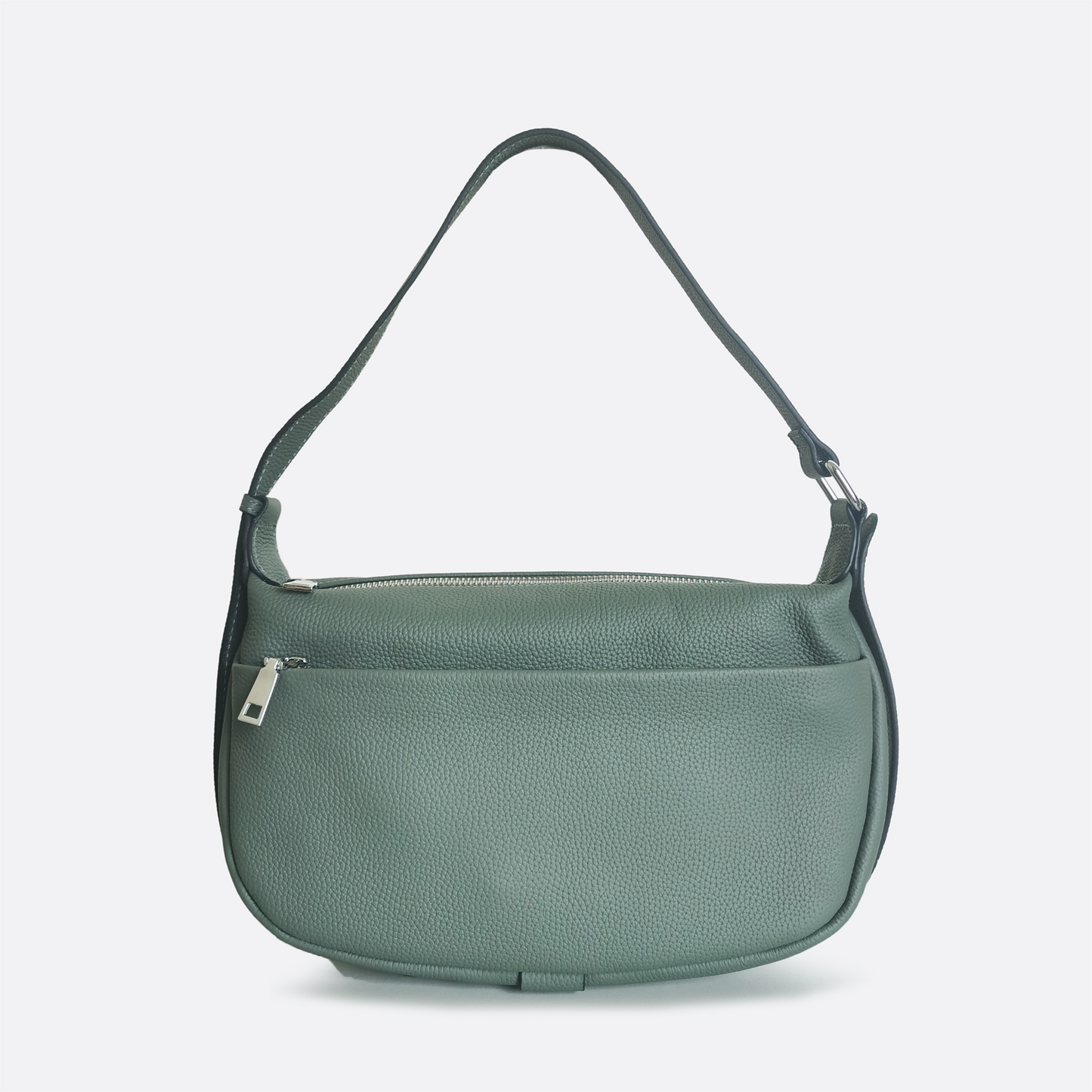 Women's genuine cowhide leather saddle handbag Edgar design