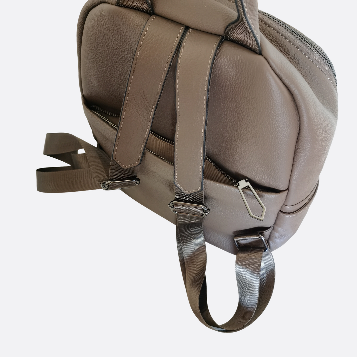 Women's genuine cowhide leather backpack Tassel design