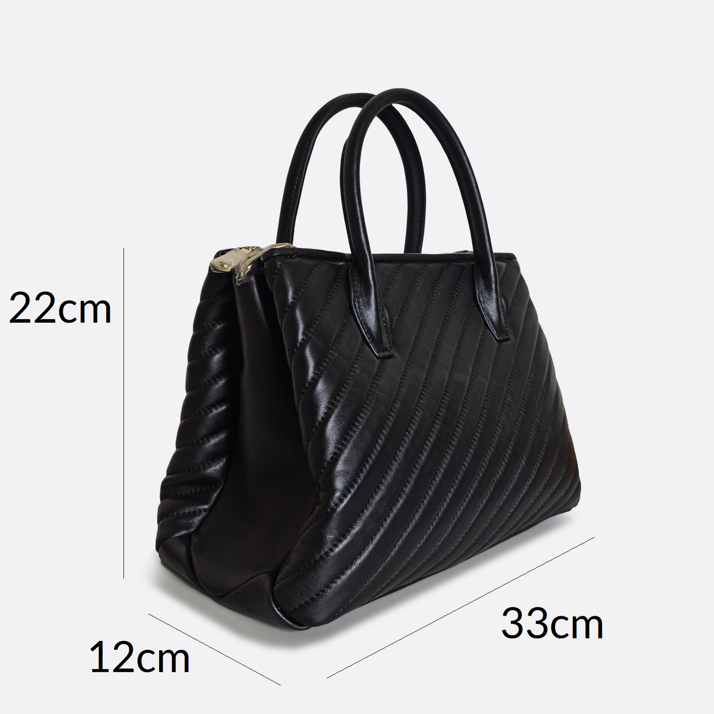Women's genuine lambskin leather handbag Falten Perry design