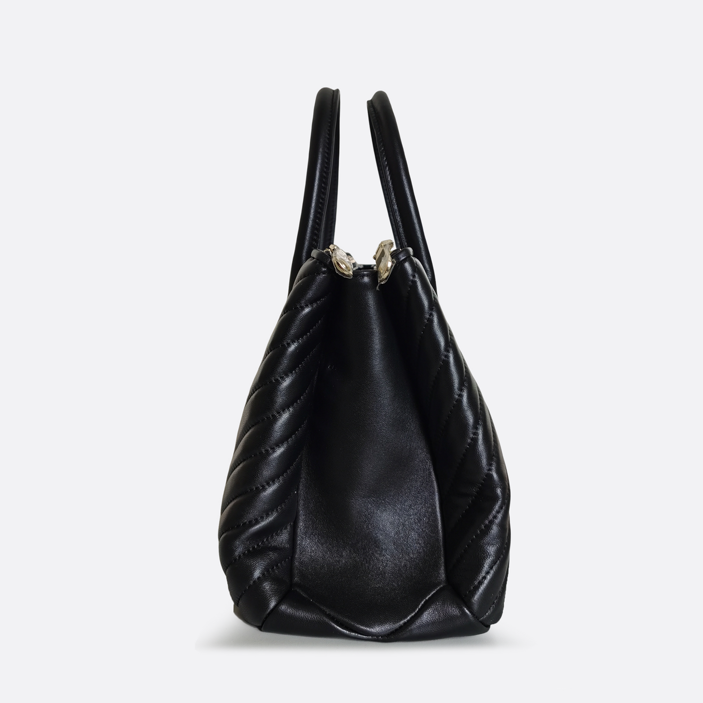 Women's genuine lambskin leather handbag Falten Perry design