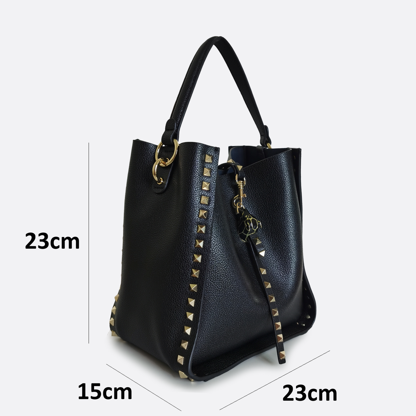 Women's genuine cowhide leather handbag Gloria design