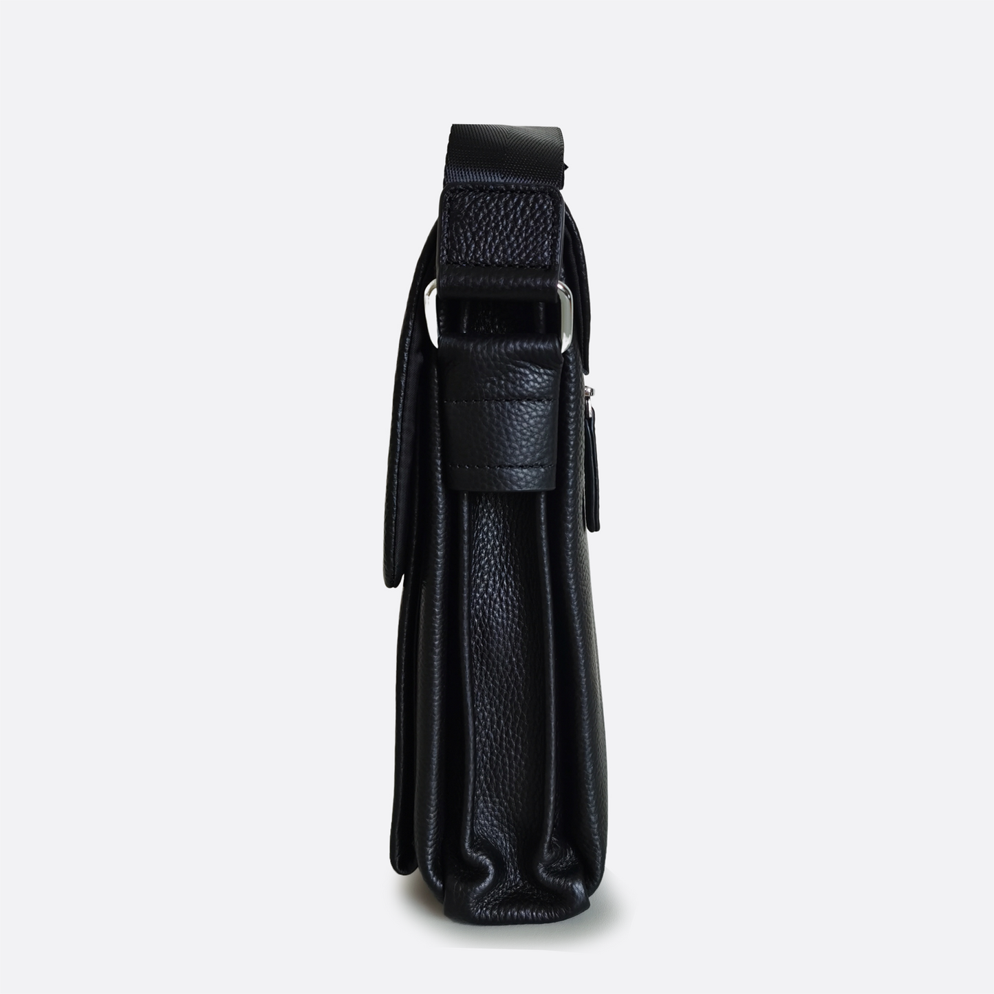 Flap design V2 genuine cowhide leather sling bag