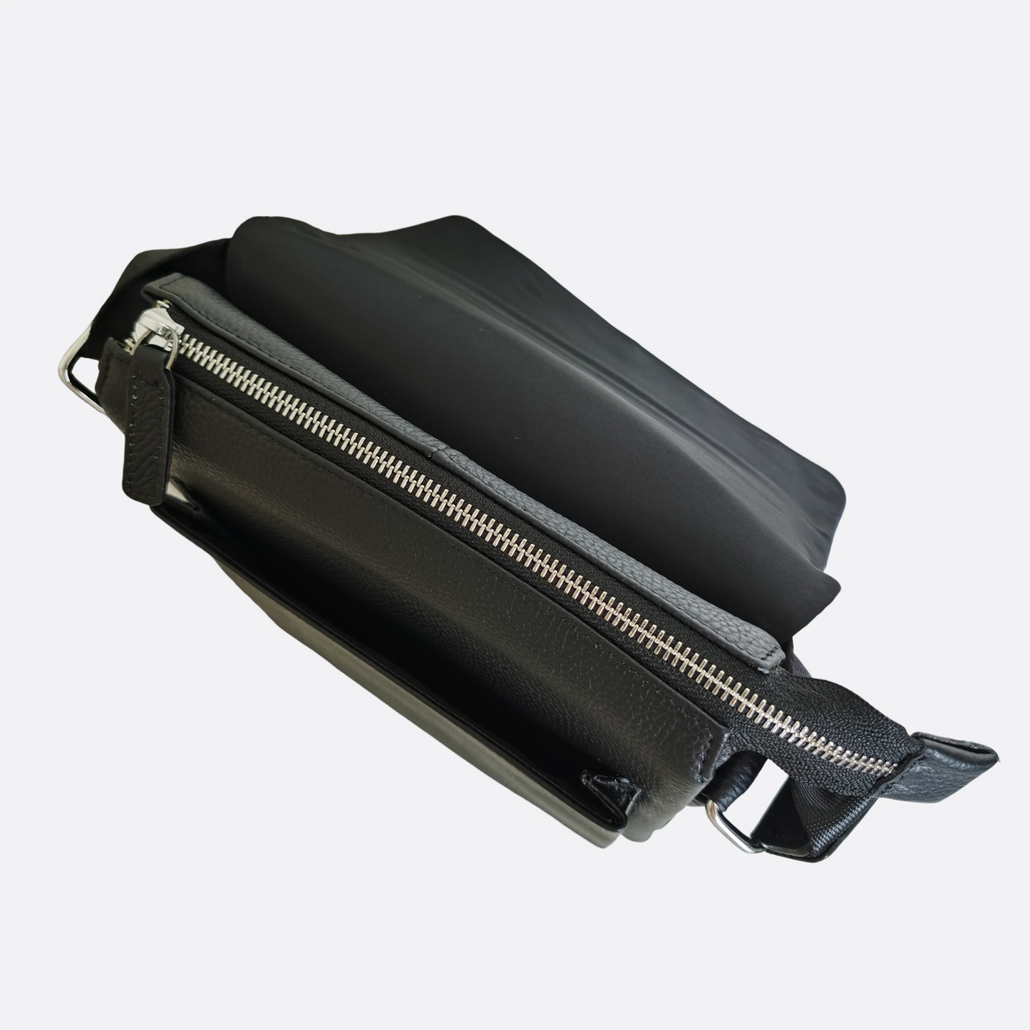 Flap design V2 genuine cowhide leather sling bag