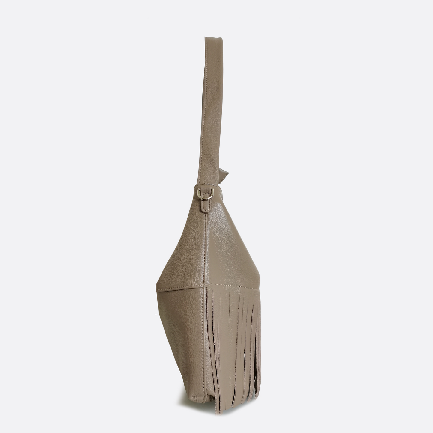 Women's genuine cowhide leather hobo bag Tassel Dilla V2 design